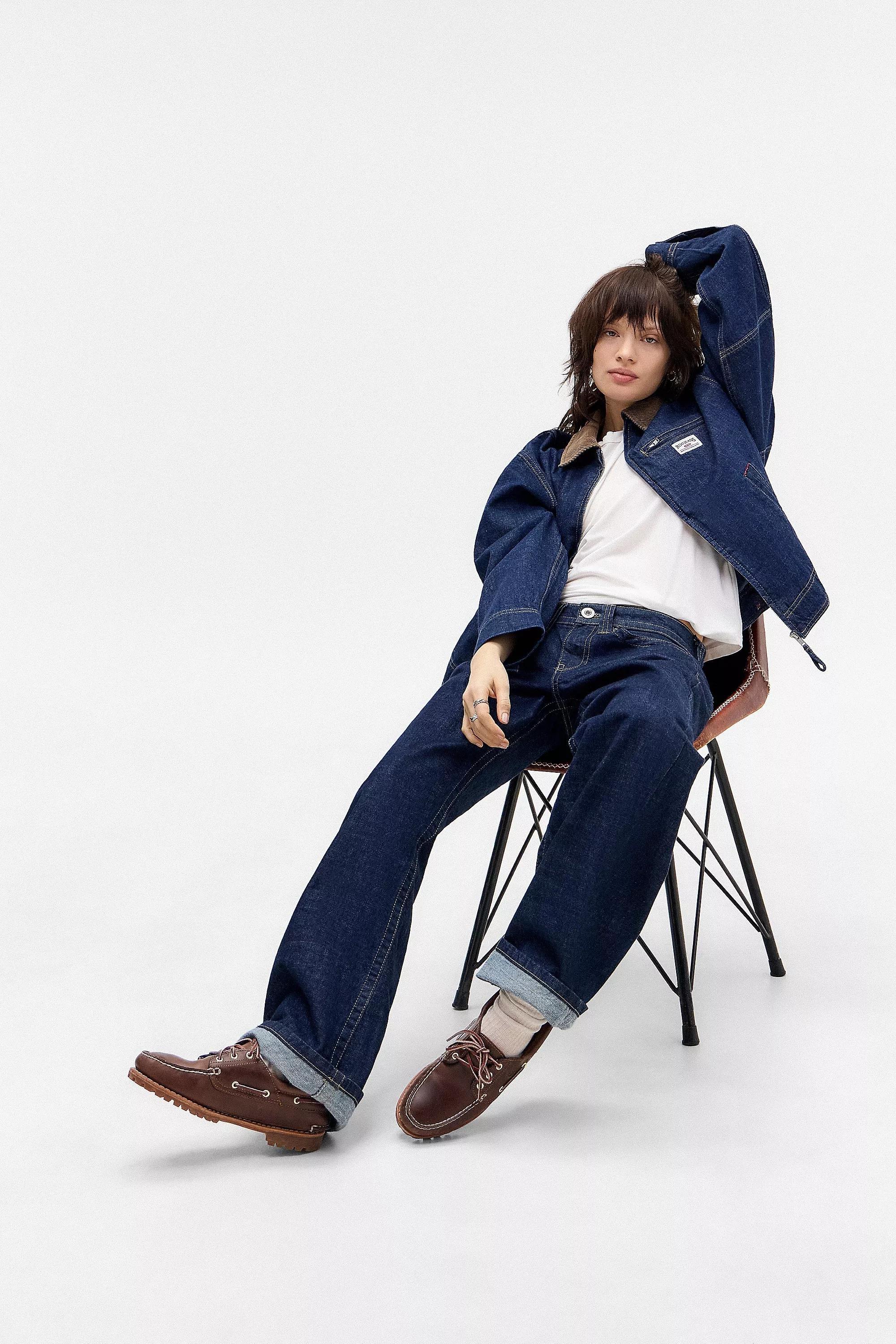 Blue Bdg Luca Shrunken Denim Jacket, , large image number 2
