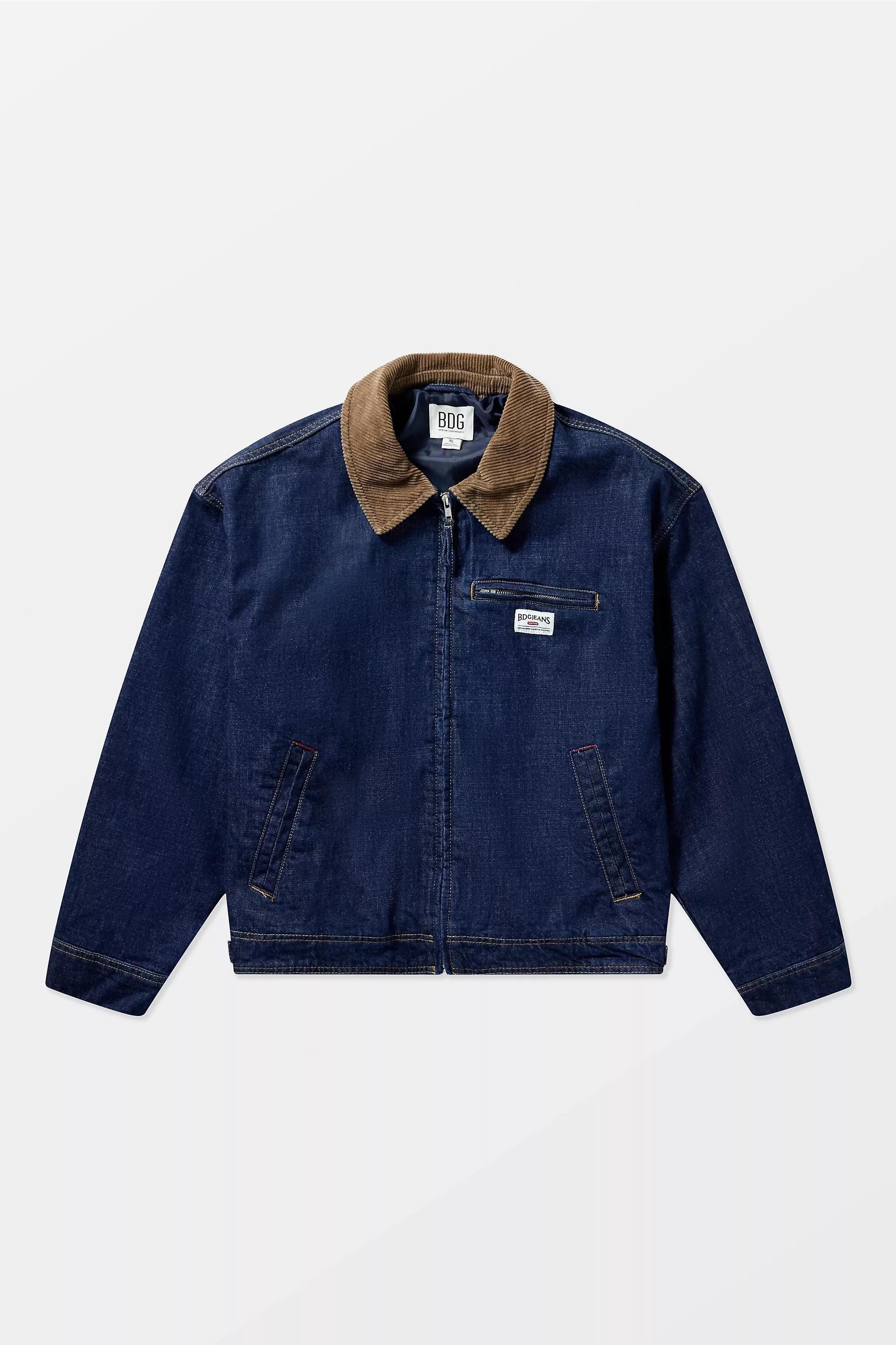 Blue Bdg Luca Shrunken Denim Jacket, , large image number 4