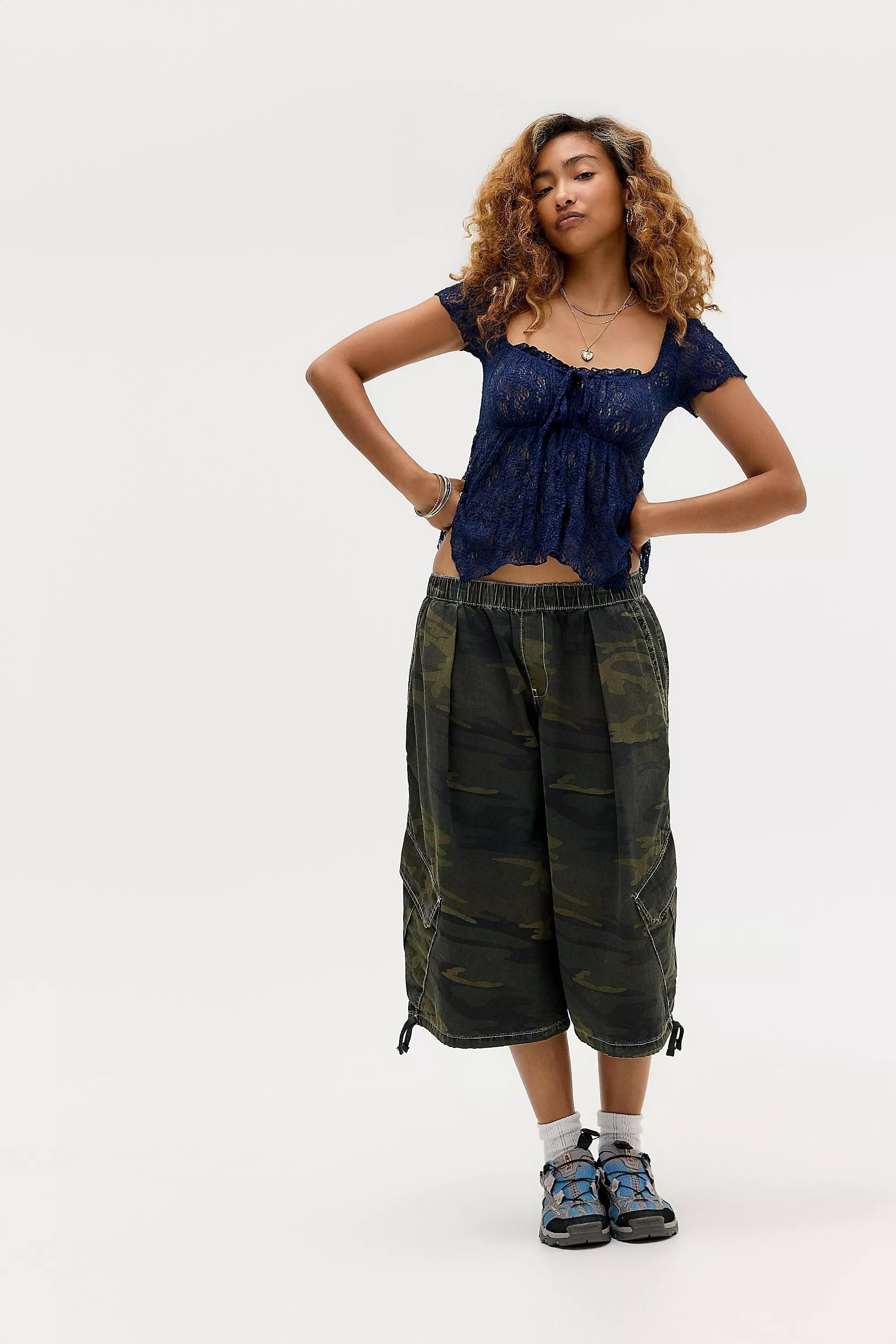 Kimchi Blue Piper Cap Sleeve Blouse, , large image number 1