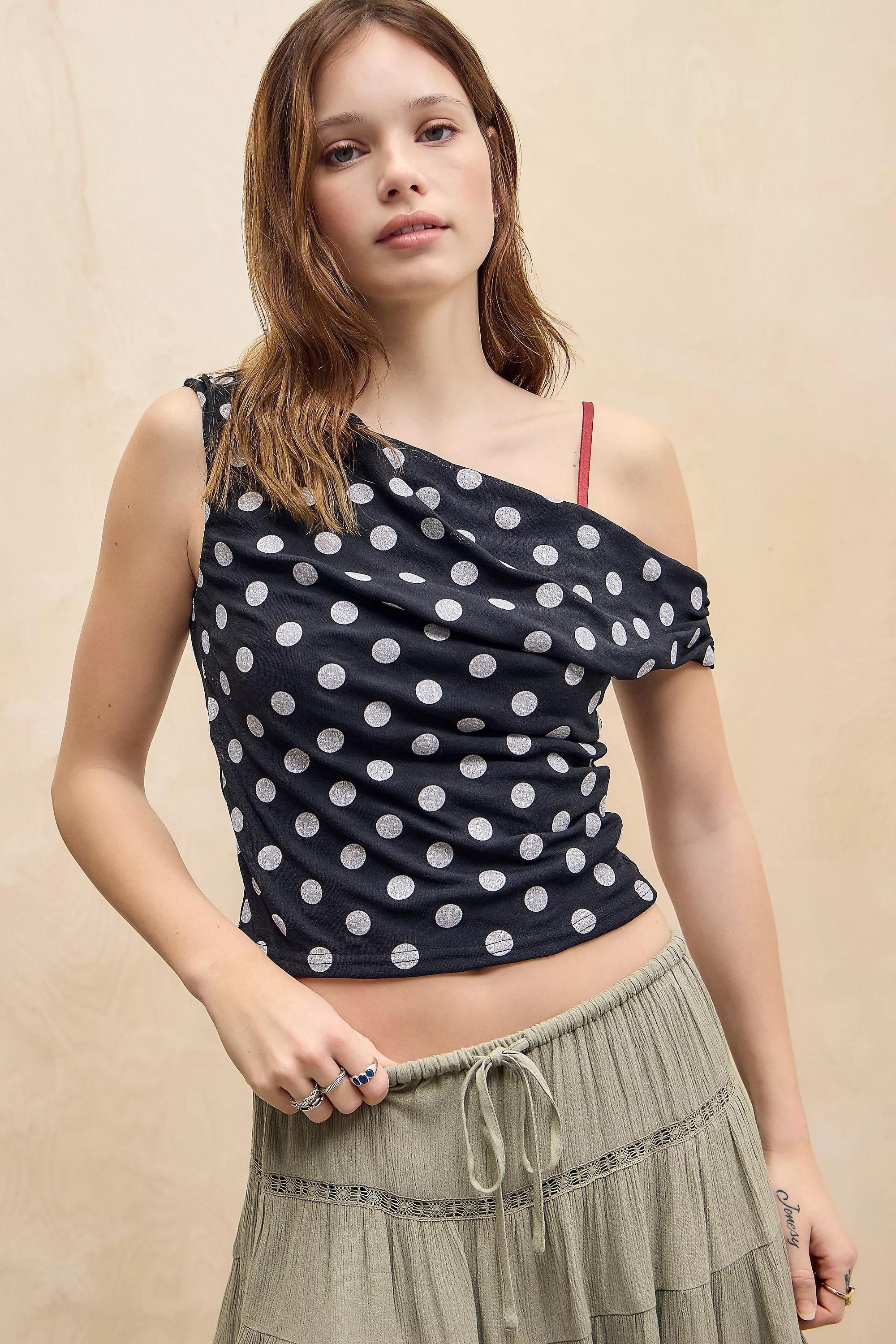 UO Fia Spot Crop Top, , large image number 1