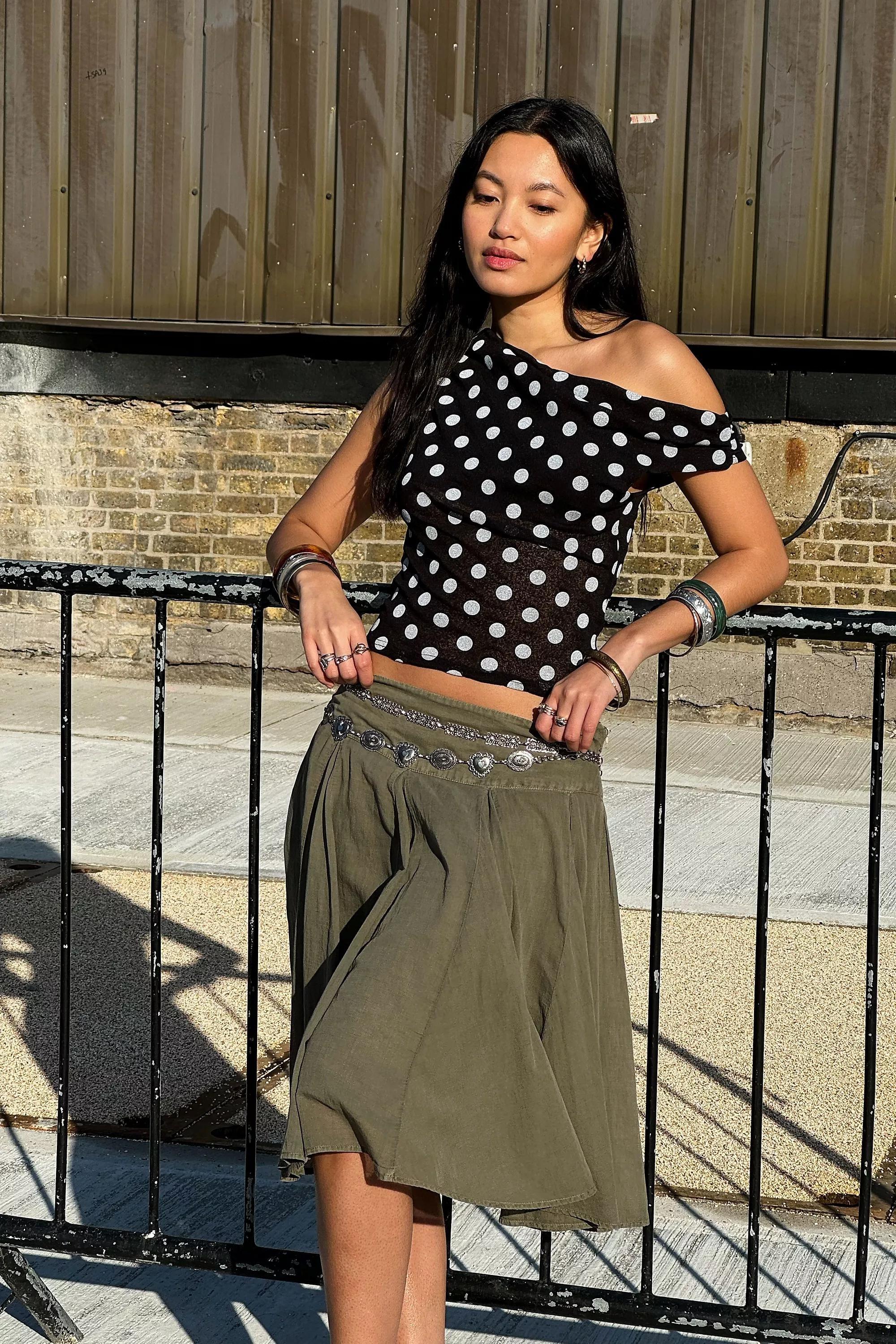 UO Fia Spot Crop Top, , large image number 5