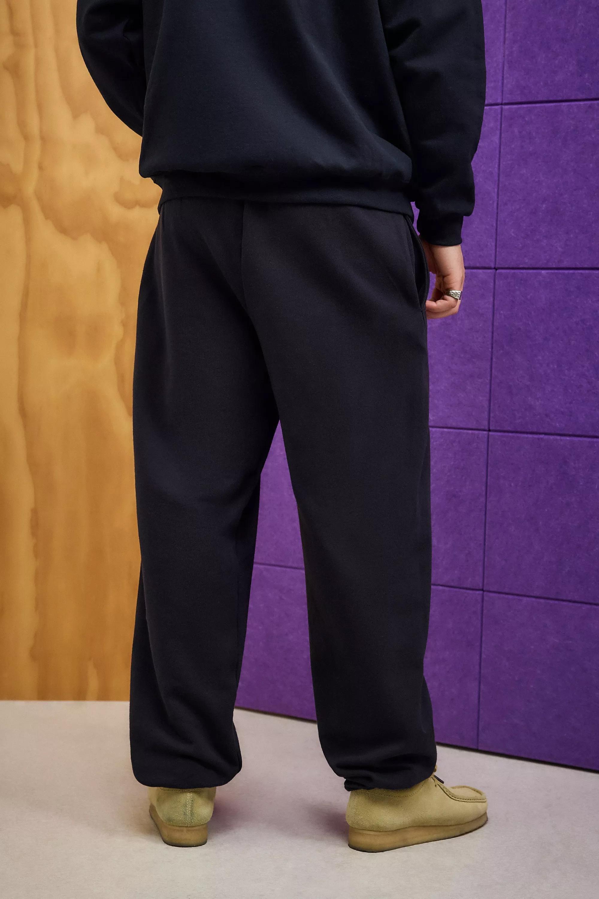 Black Iets Frans... Embroidered Joggers, BLK, large image number 6