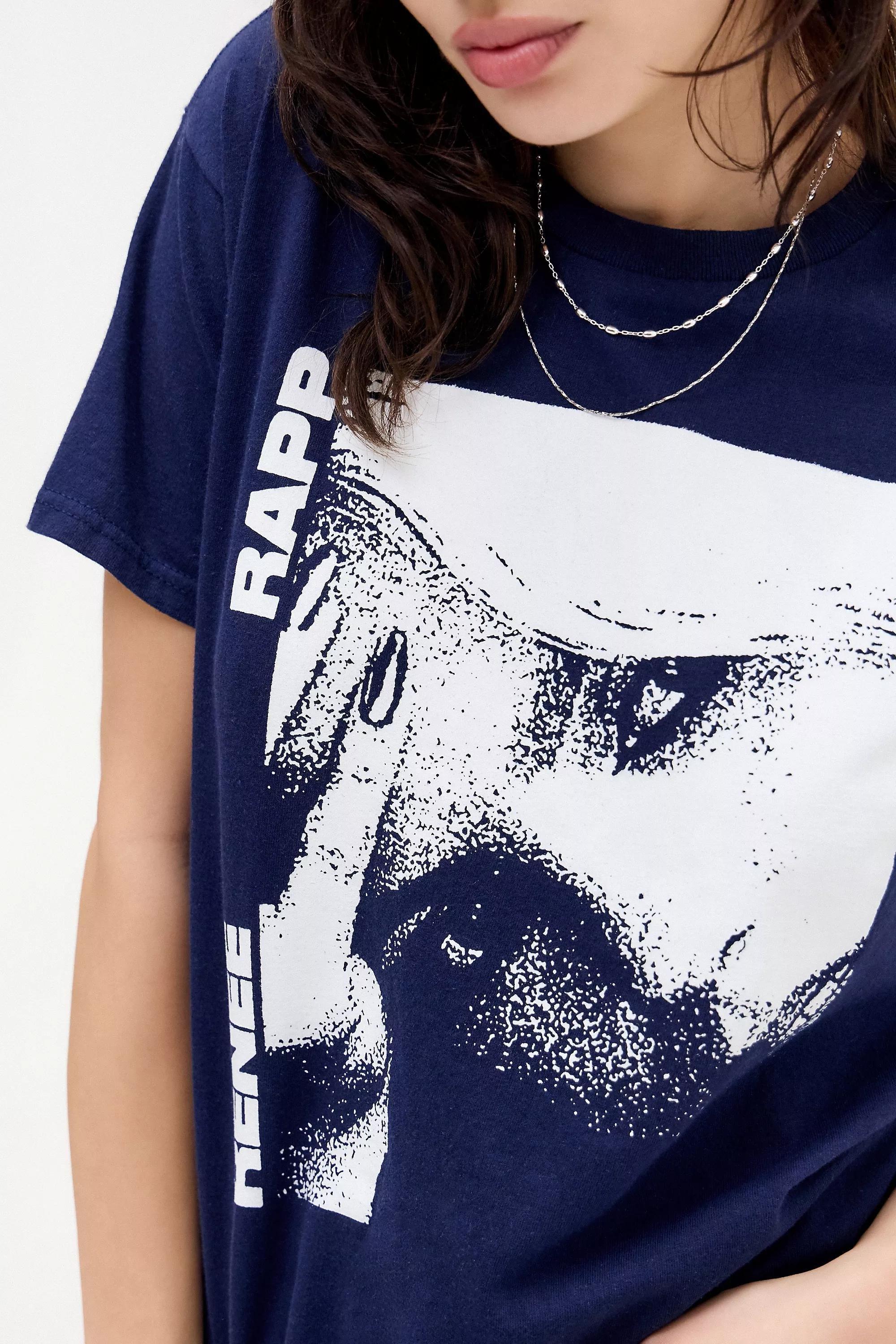 Navy Uo Rene Rapp Relaxed T-Shirt, , large image number 2