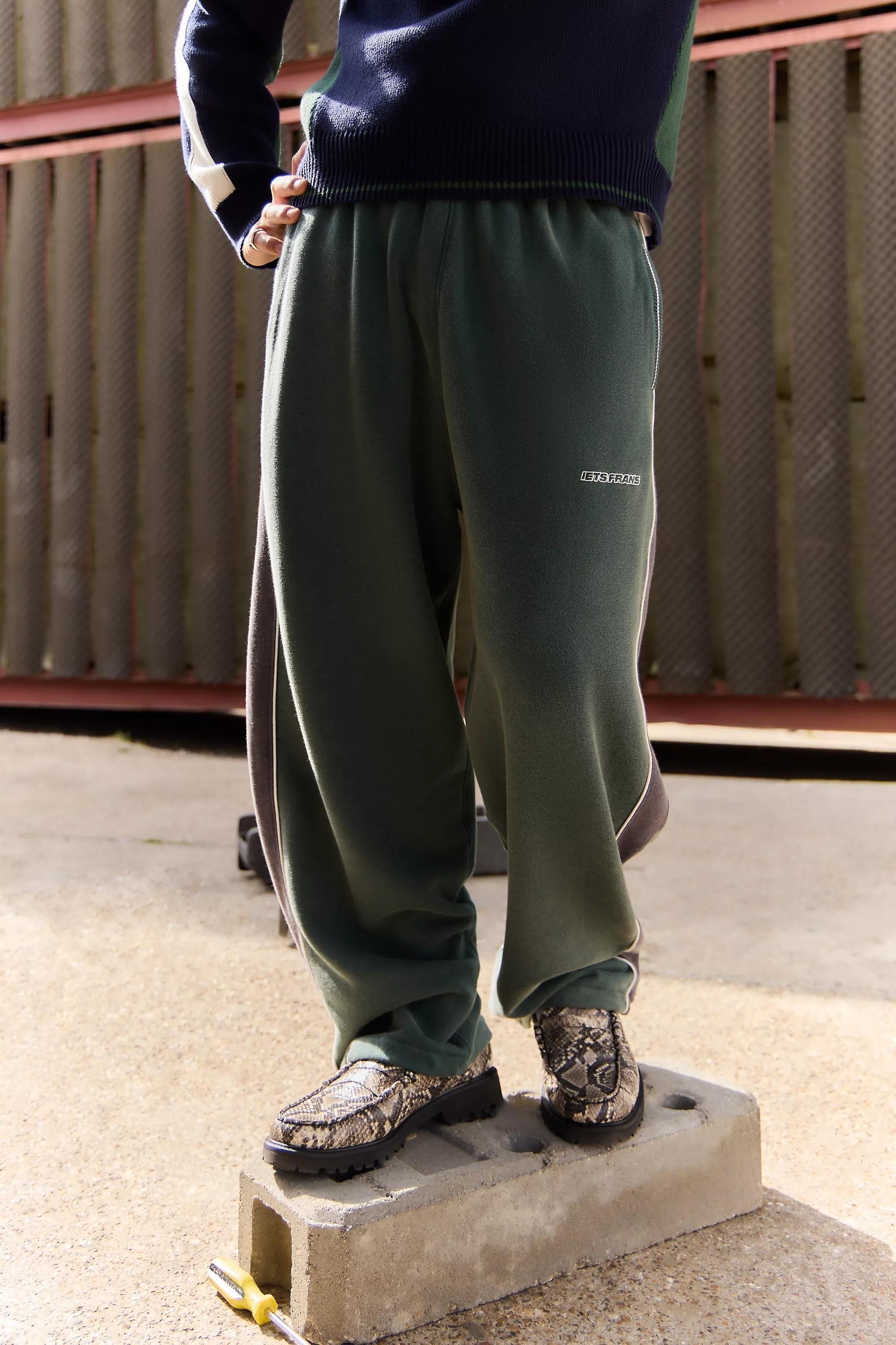 Green UO Harri Panelled Joggers, , large image number 1
