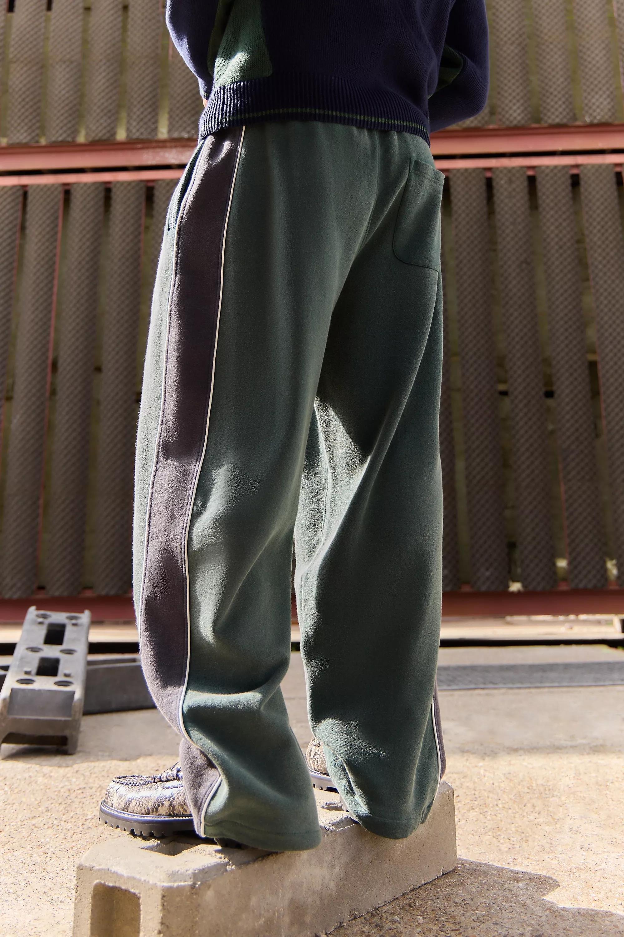 Green UO Harri Panelled Joggers, , large image number 7