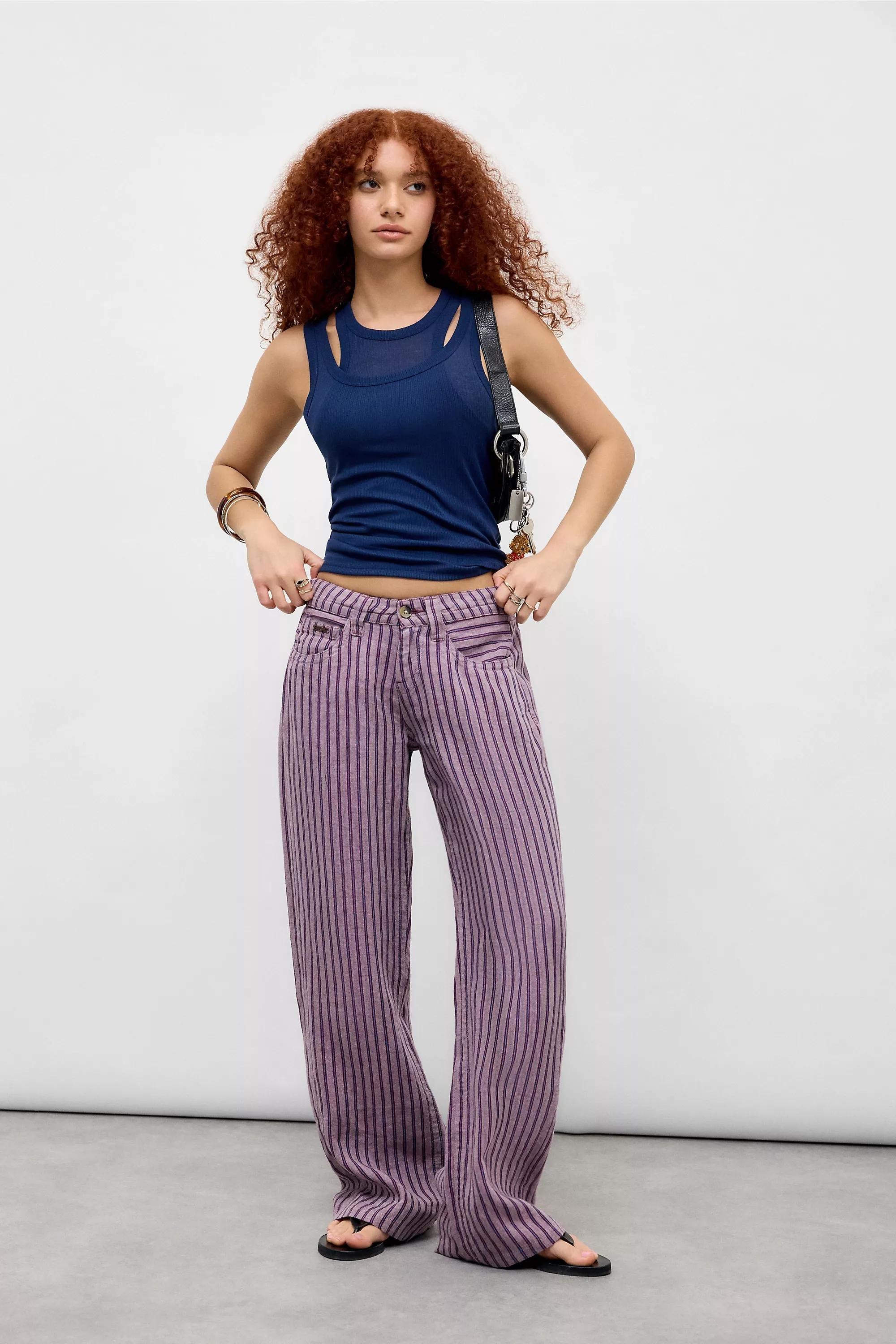 UO Double Layer Tank Top, NAVY, medium