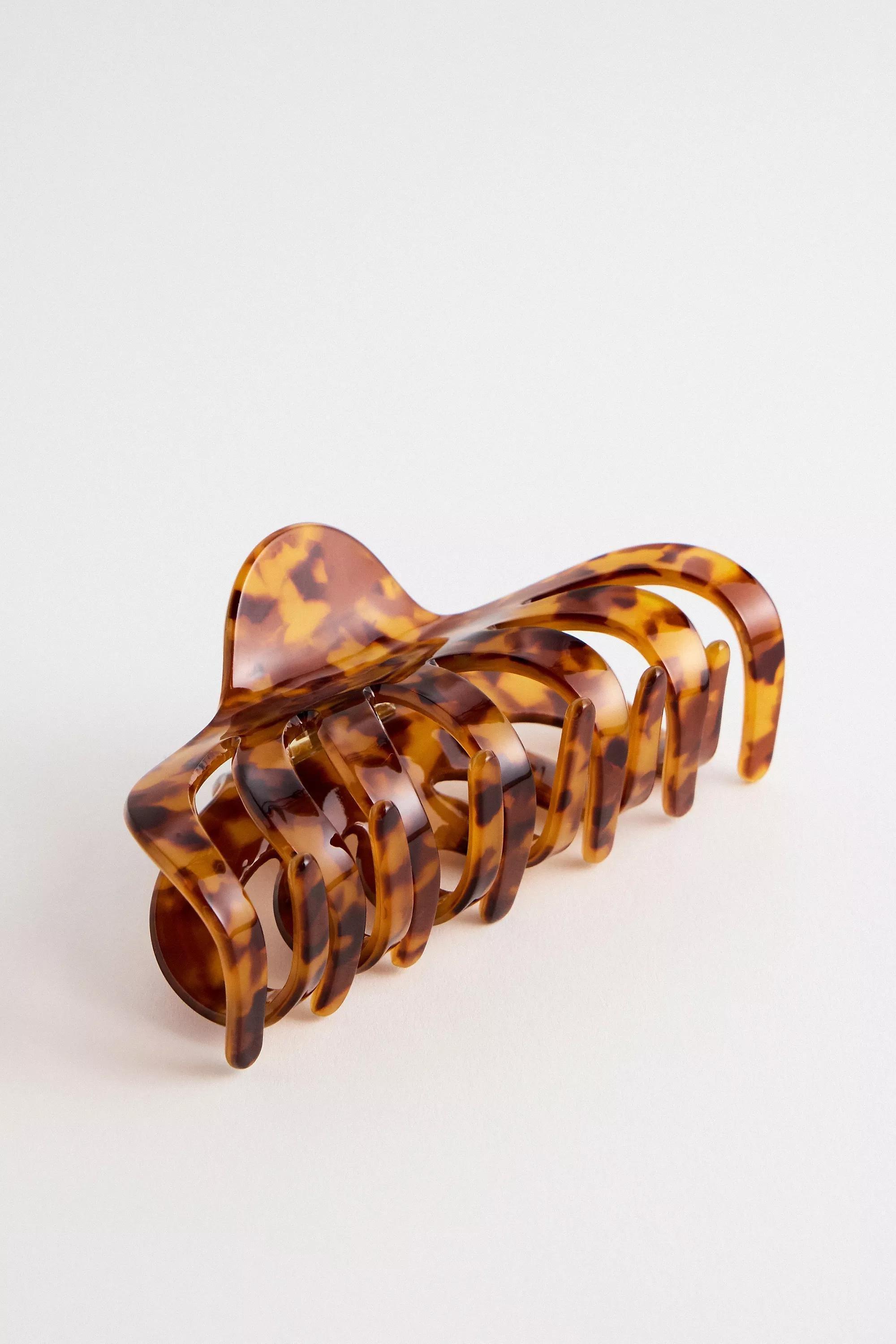 Brown Uo Ava Claw Clip, BRN, medium