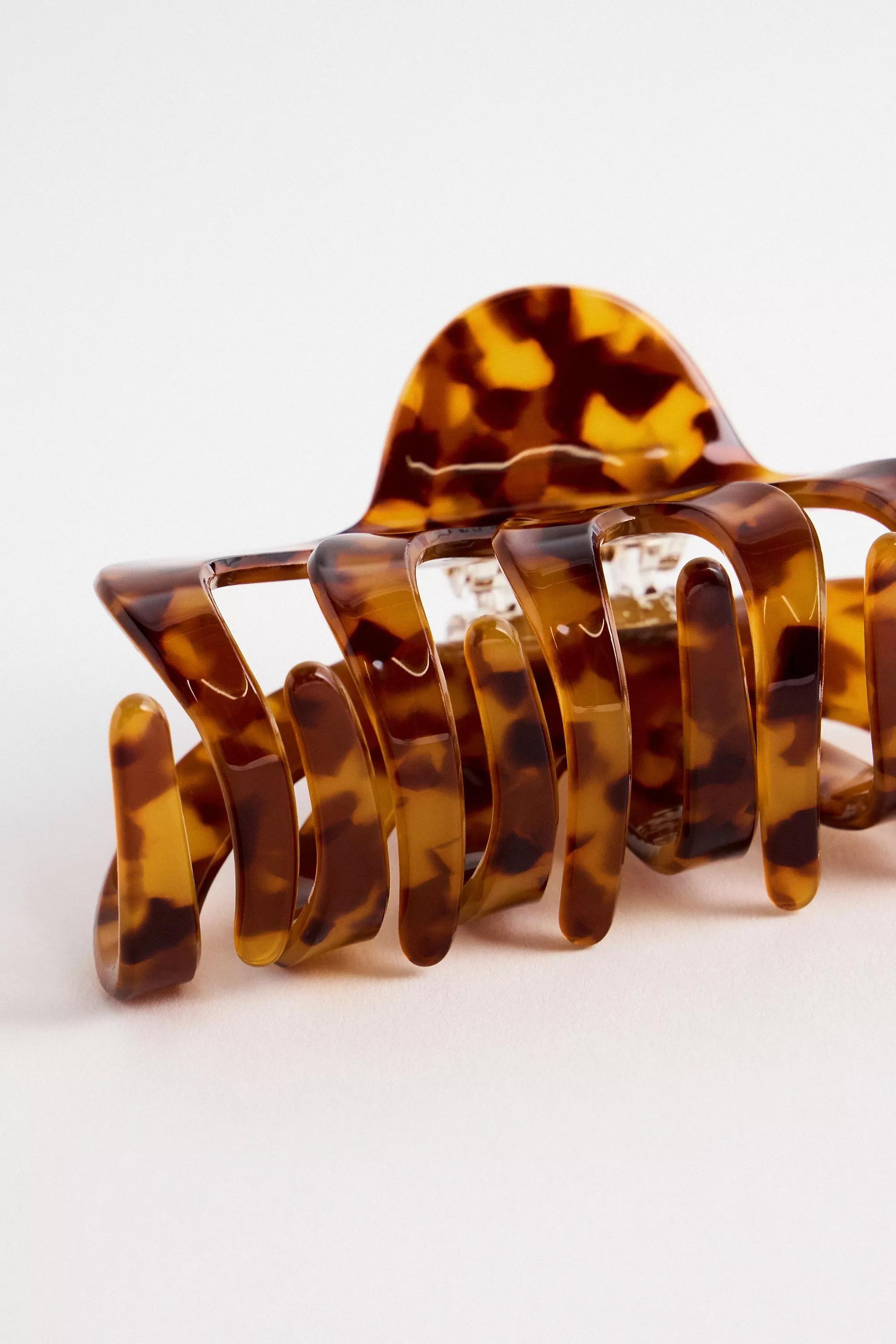 Brown Uo Ava Claw Clip, BRN, medium