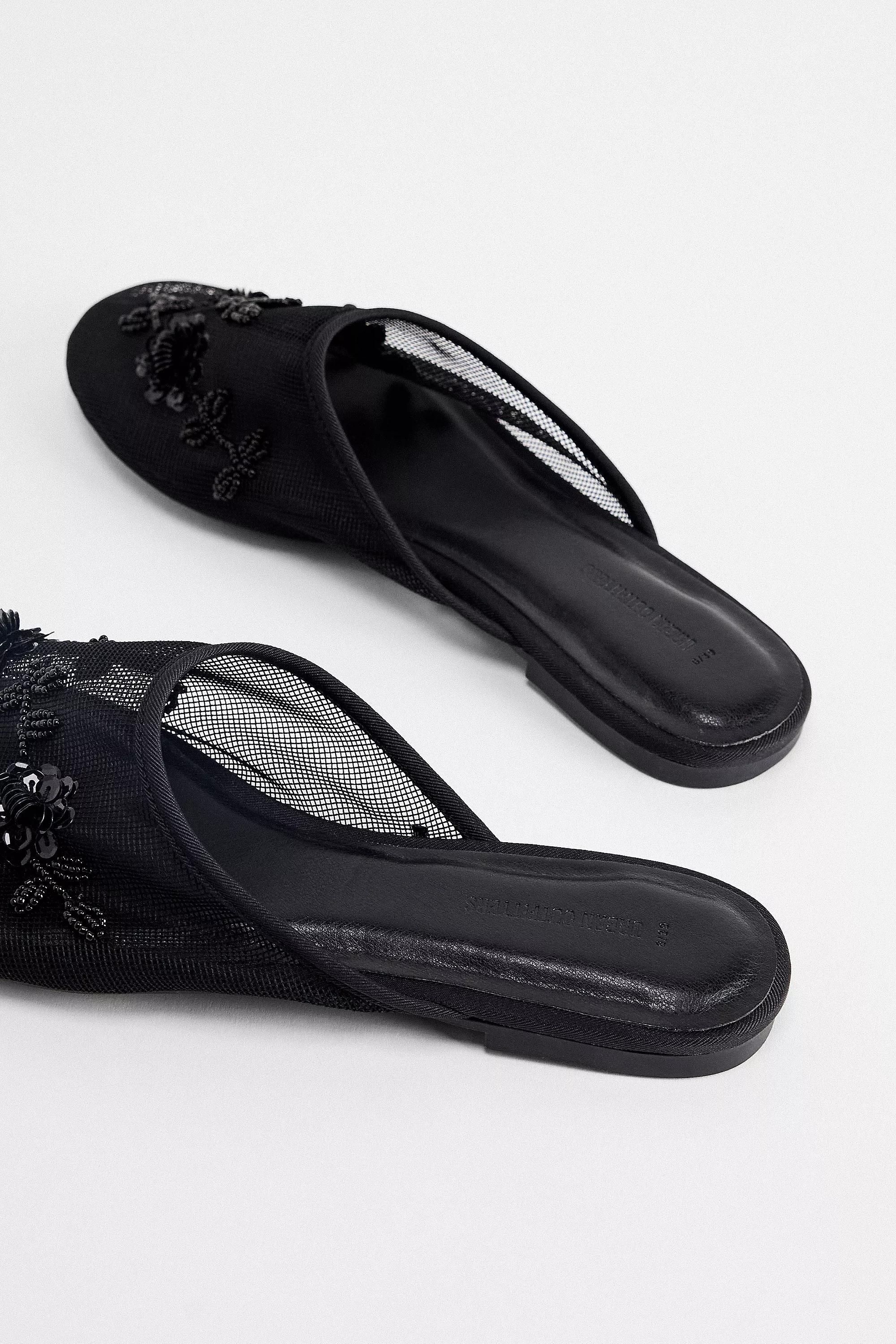 UO Embellished Mesh Flat Mules, , large image number 5