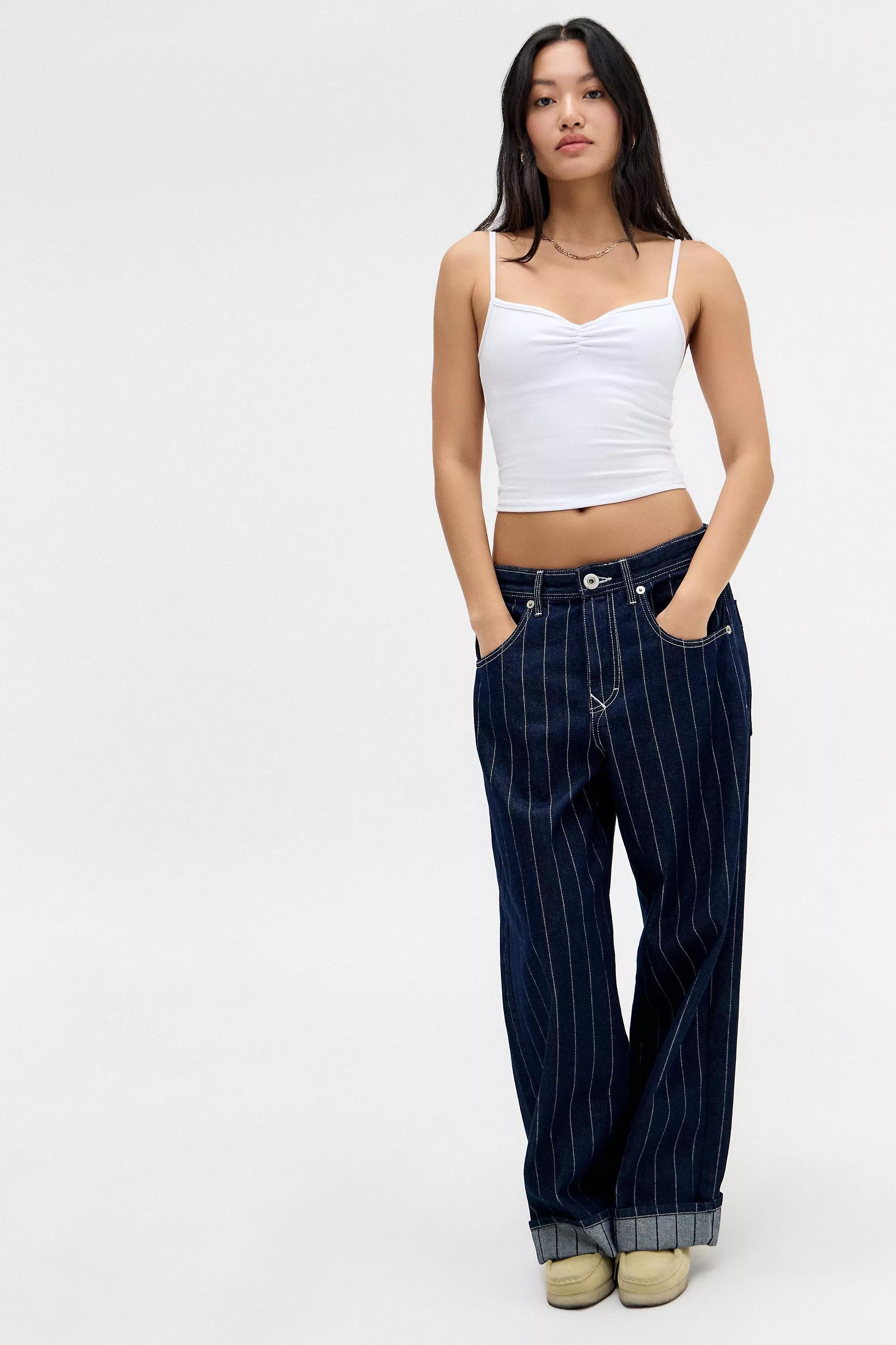 White UO Bec Cami Crop Top, , large image number 1