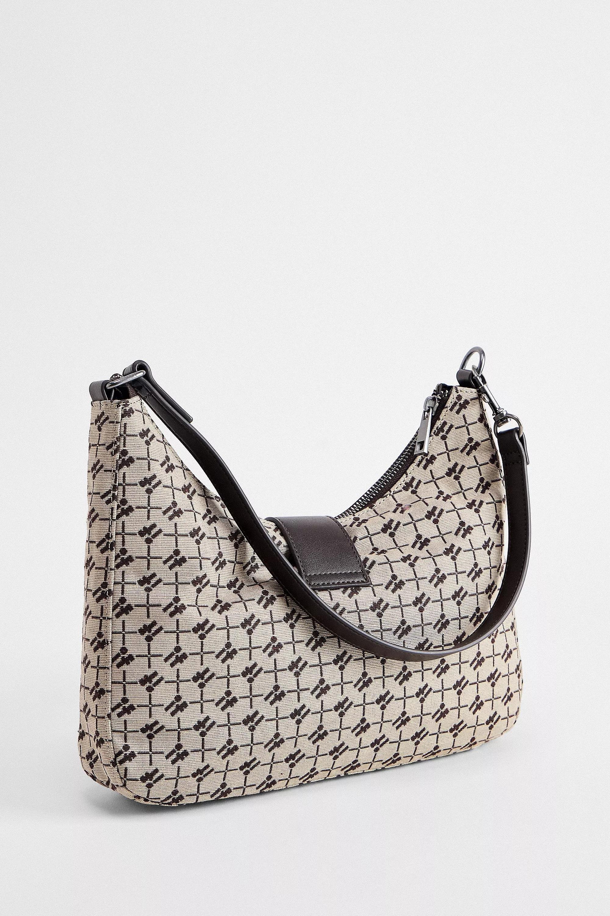 Brown Iets Frans... Monogram Buckle Shoulder Bag, BRN, large image number 3