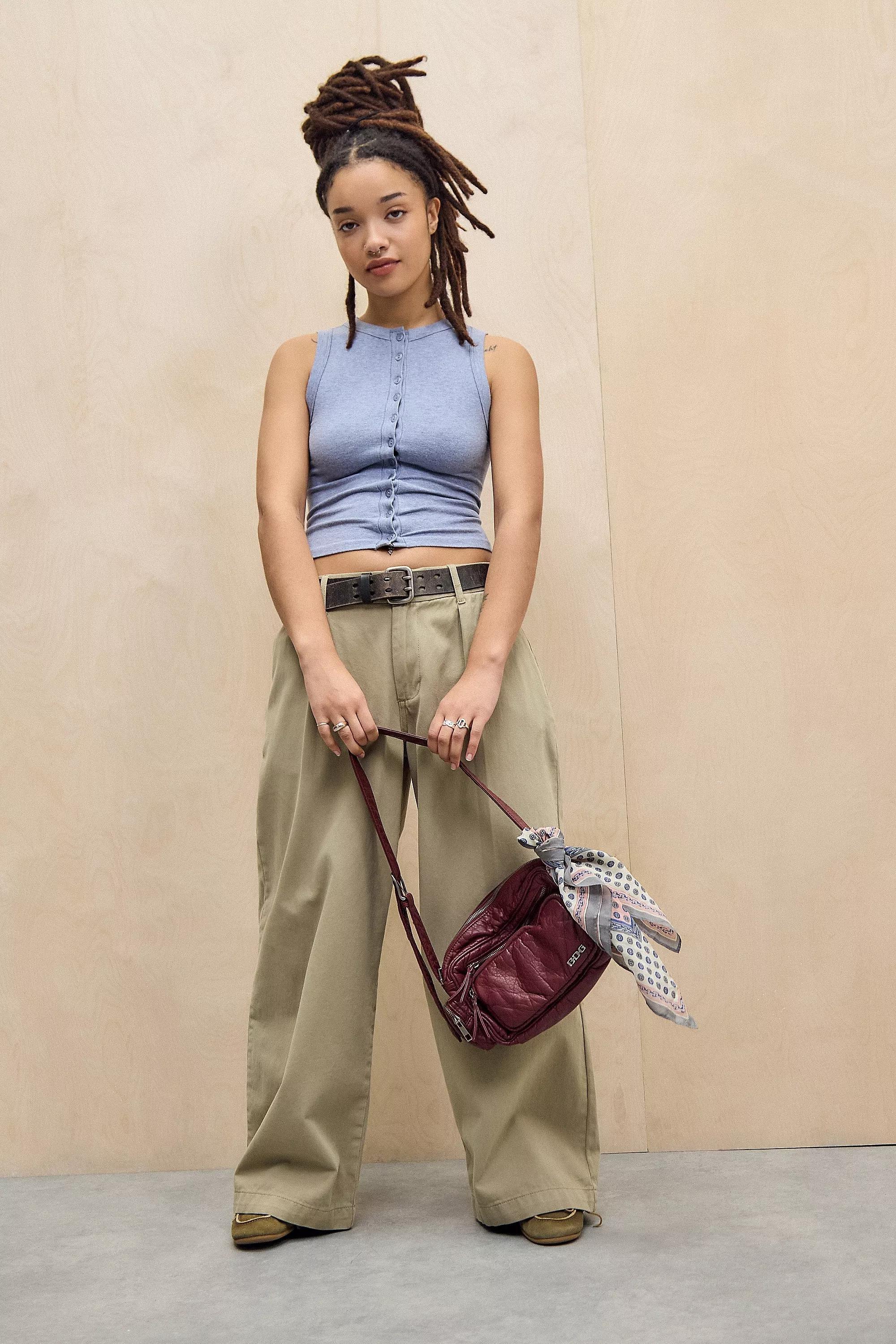 Red Uo Andi Seamless Sleeveless Top, BLUE, large image number 1