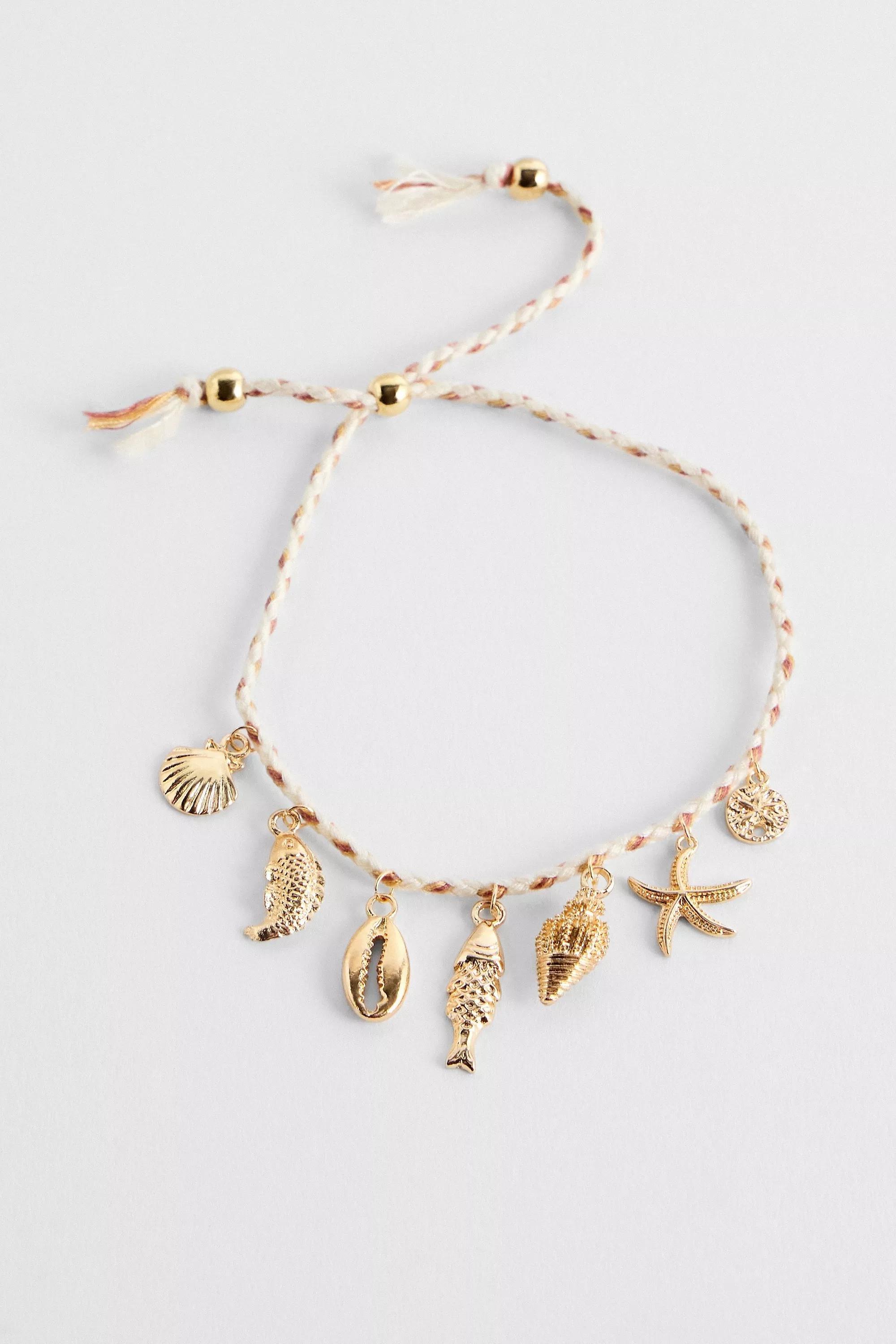 UO Multi-Charm Rope Bracelet, , medium