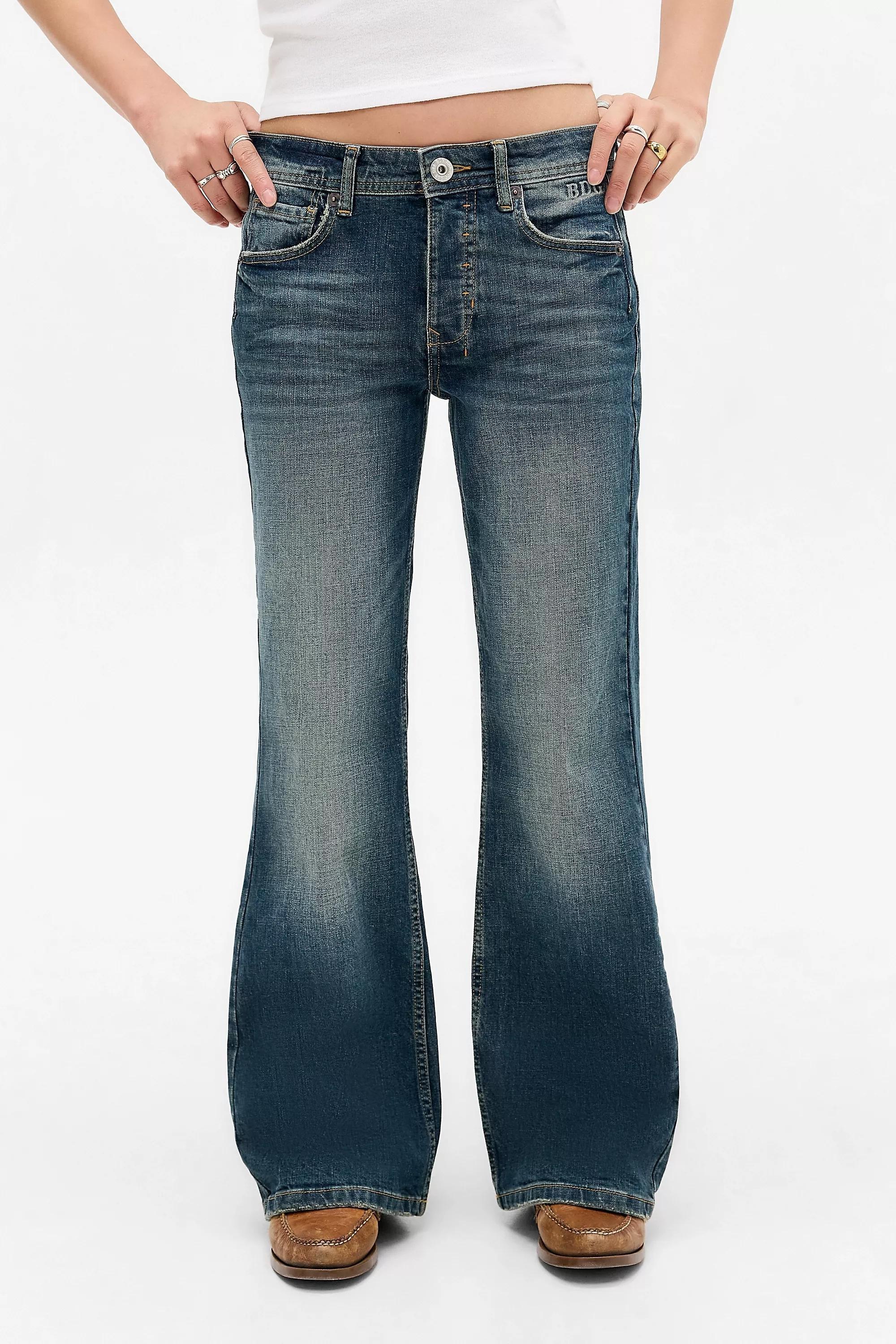 Blue Bdg Teo Relaxed Flared Jeans, , large image number 0