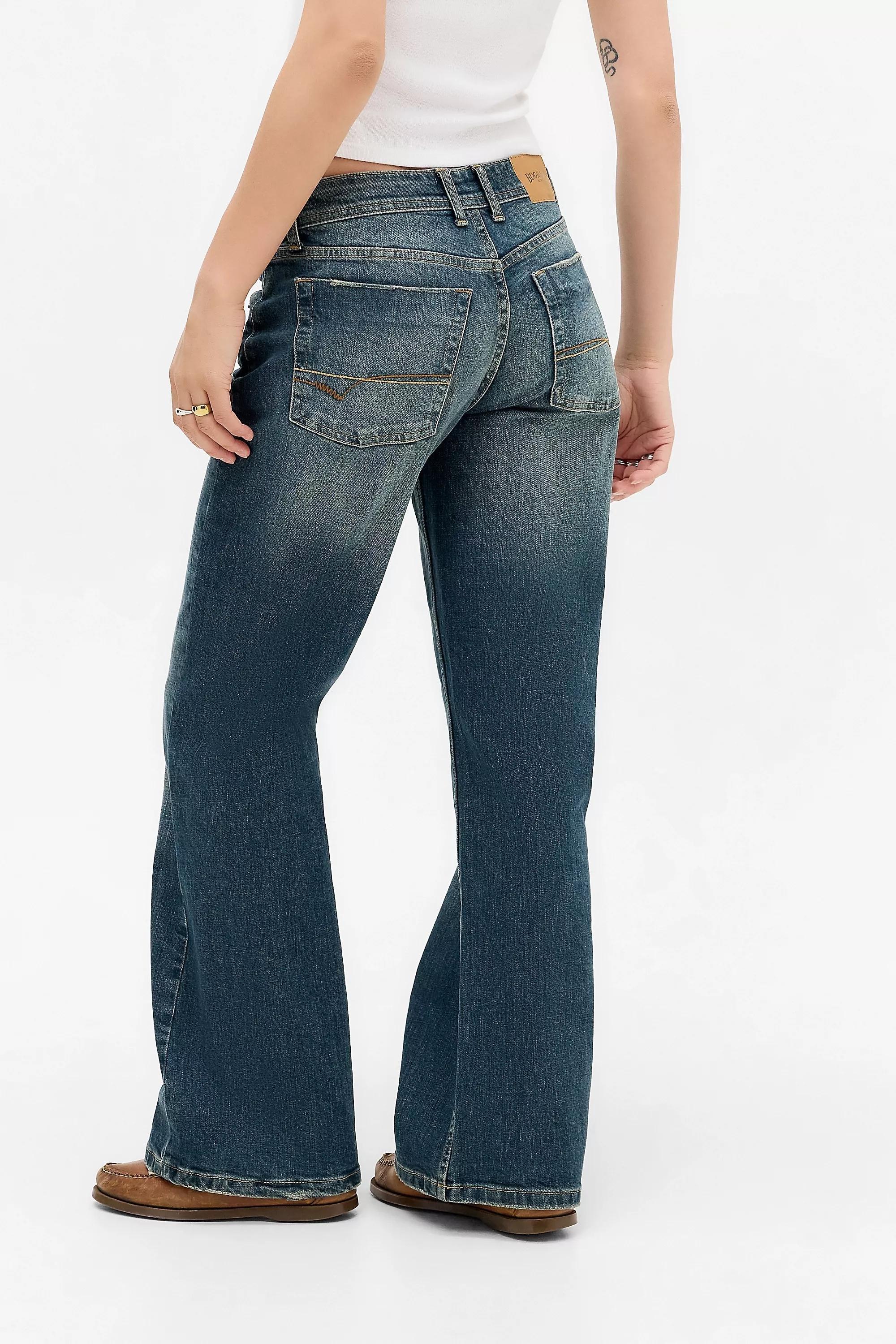 Blue Bdg Teo Relaxed Flared Jeans, , large image number 5