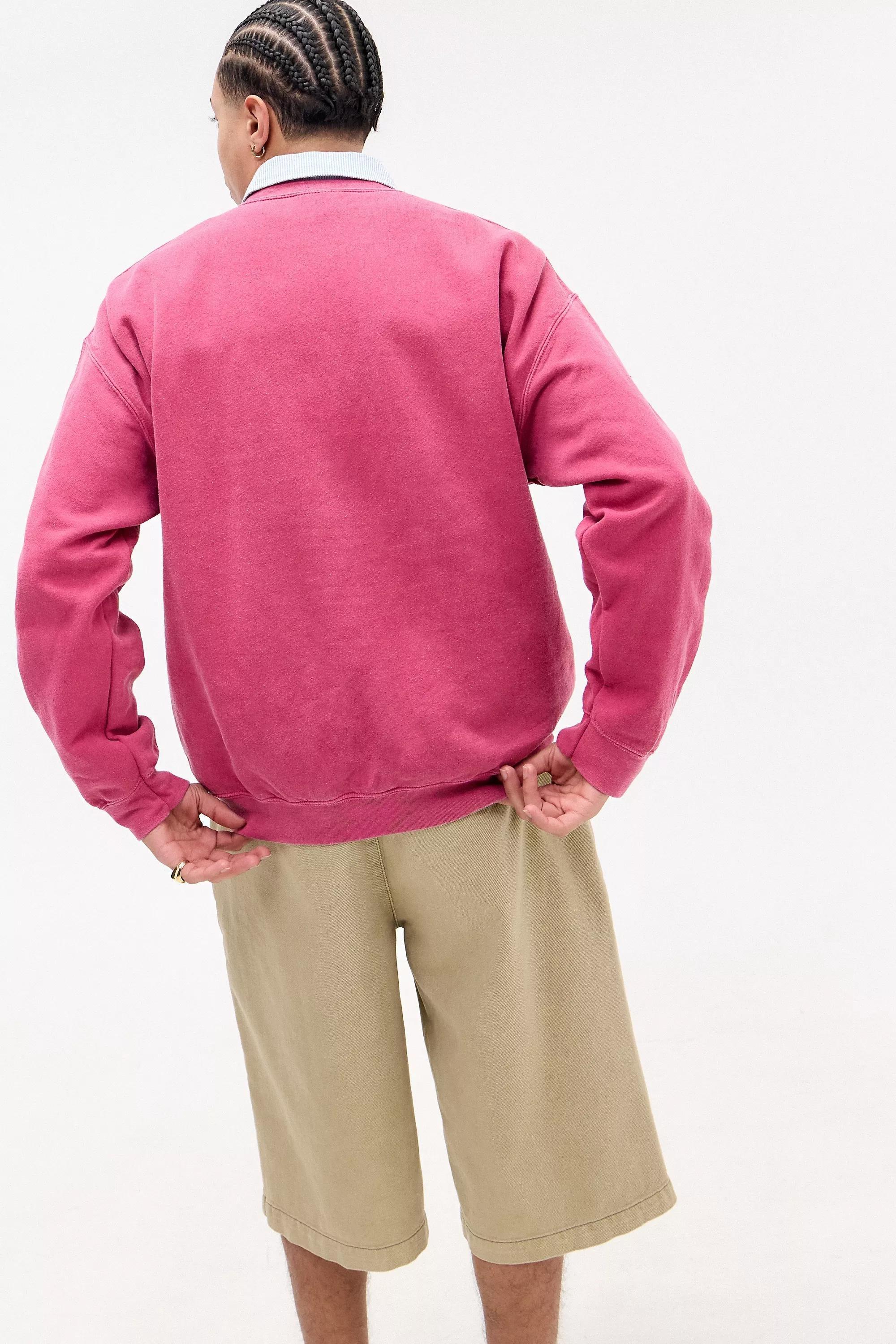 Red Uo Detailed Sweatshirt, , large image number 2