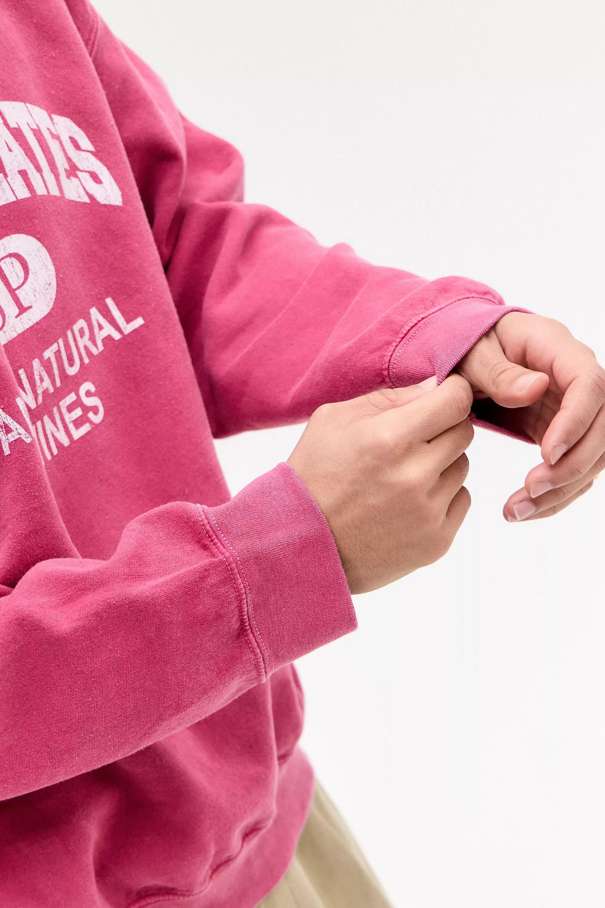 Red Uo Detailed Sweatshirt, , large image number 4