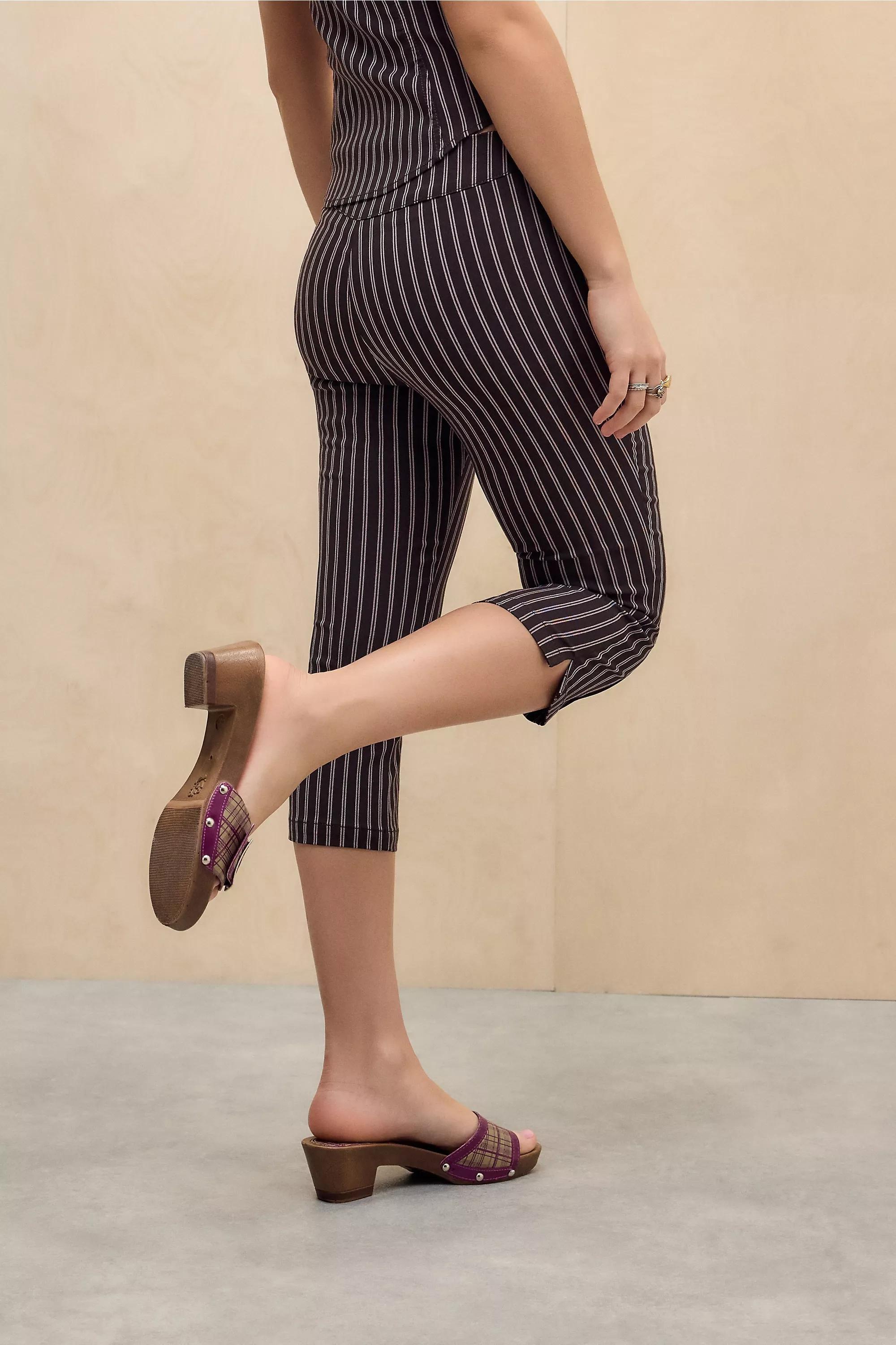 Brown Silence + Noise Bengal Capri Trousers, , large image number 3