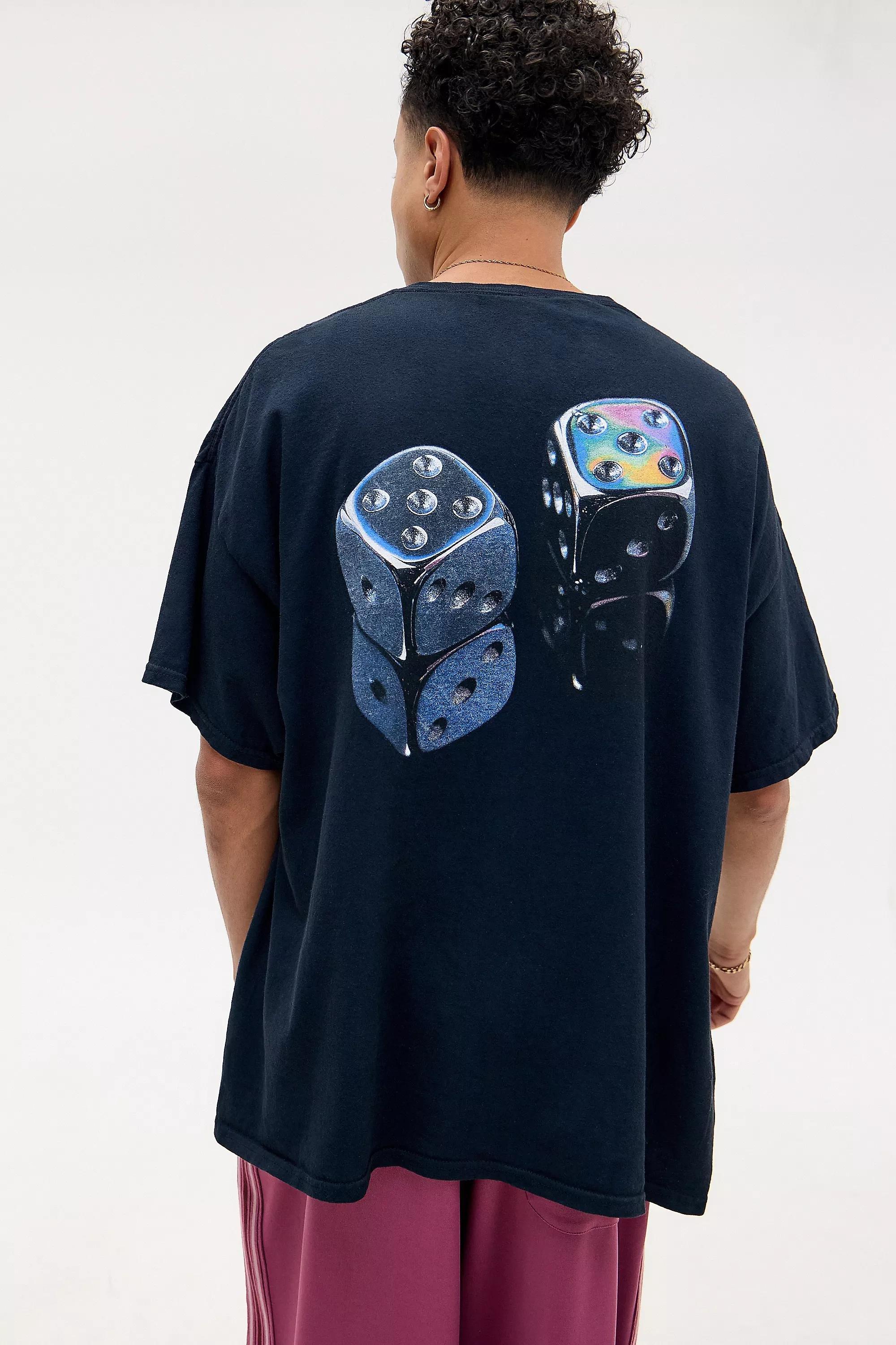 Black UO Chrome Dice Tee, , large image number 0