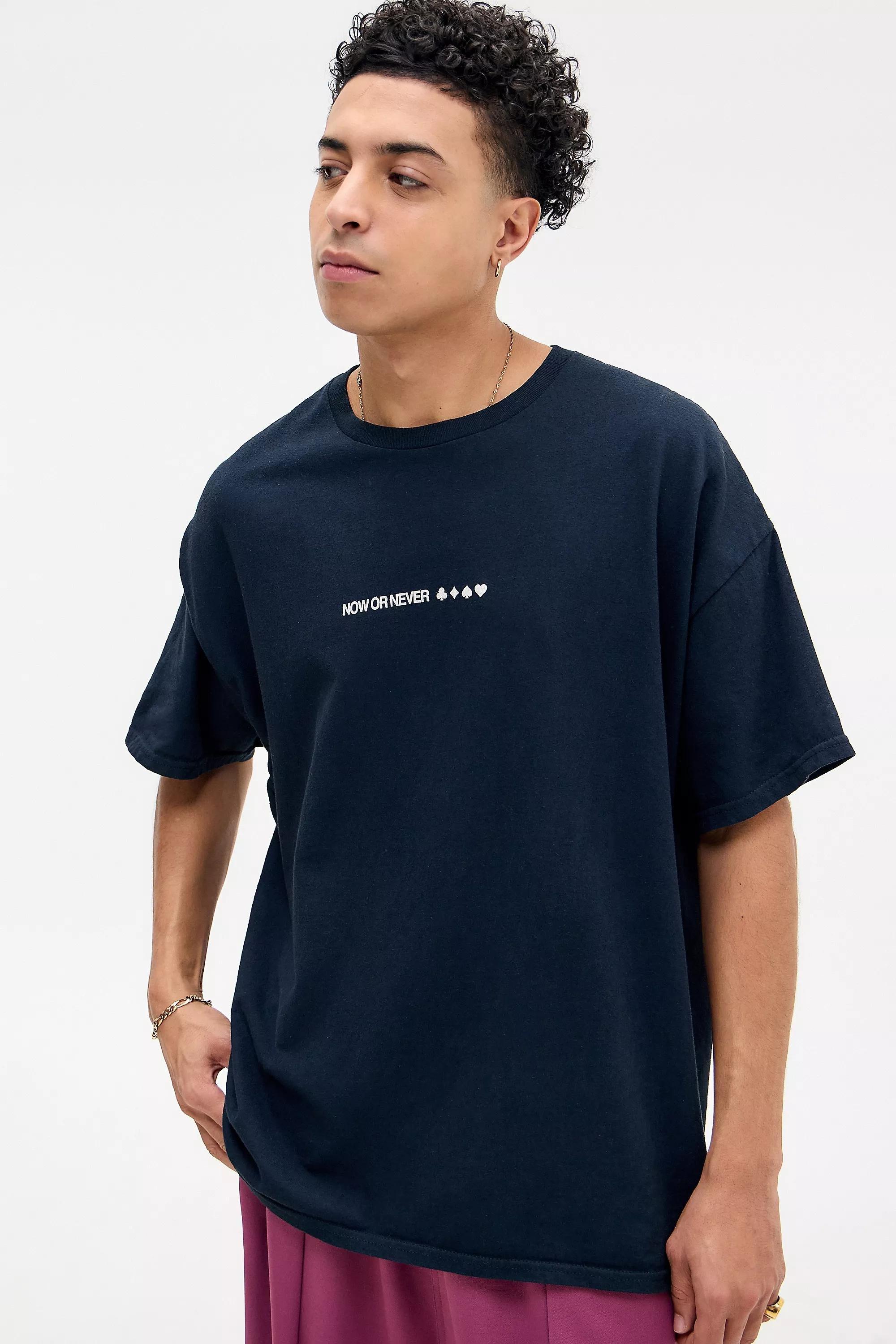 Black UO Chrome Dice Tee, , large image number 1