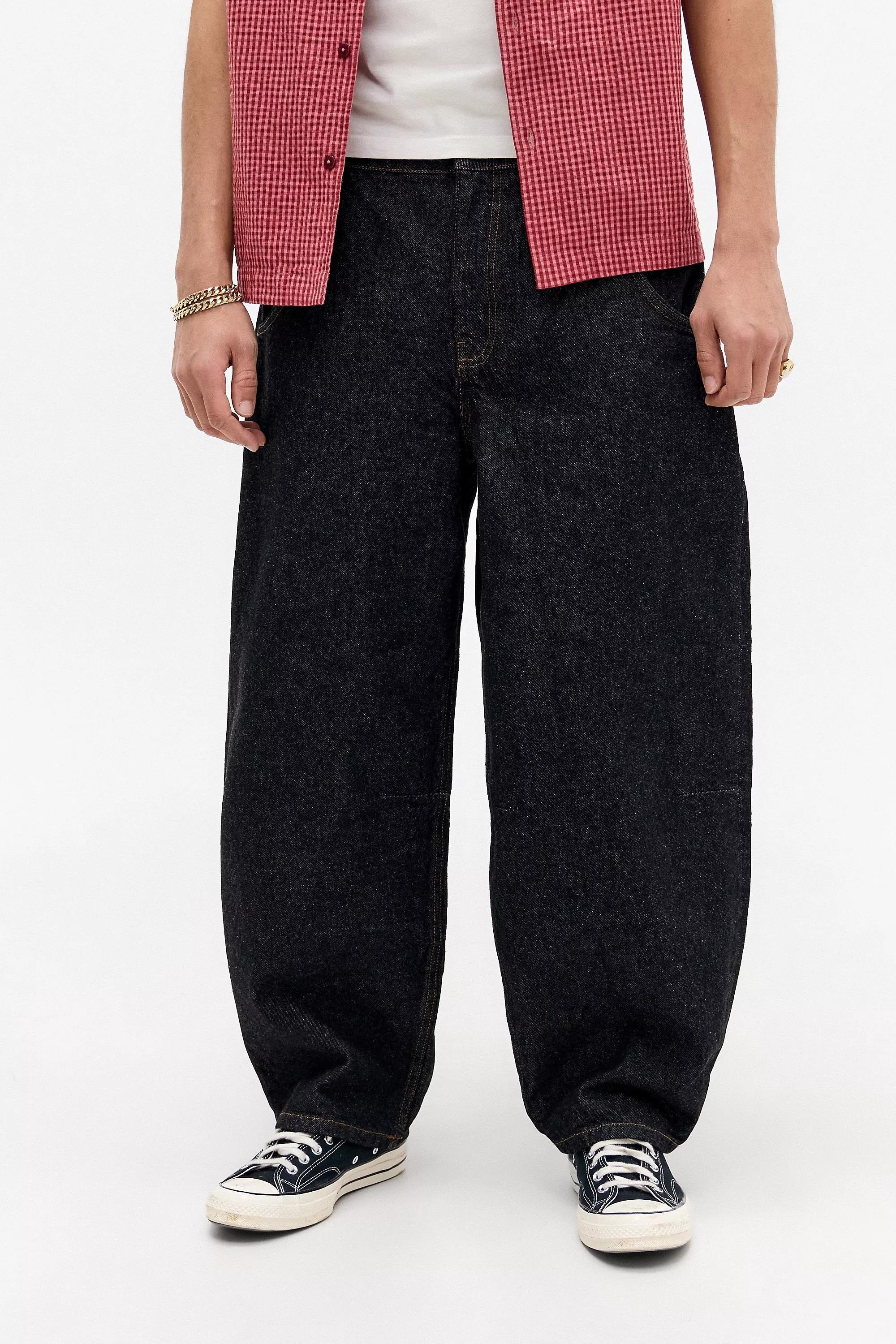 Black Bdg Black Cacoon Jeans, , medium