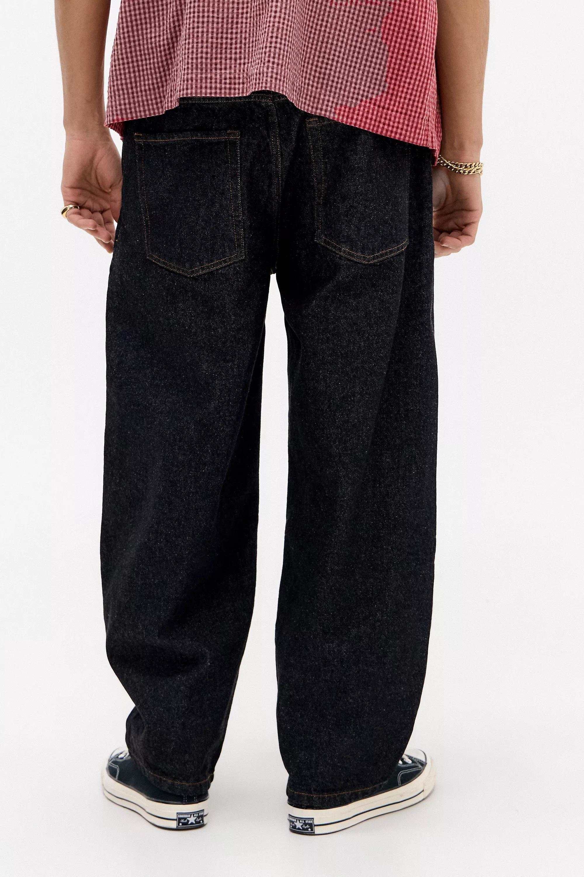 Black Bdg Black Cacoon Jeans, , large image number 3