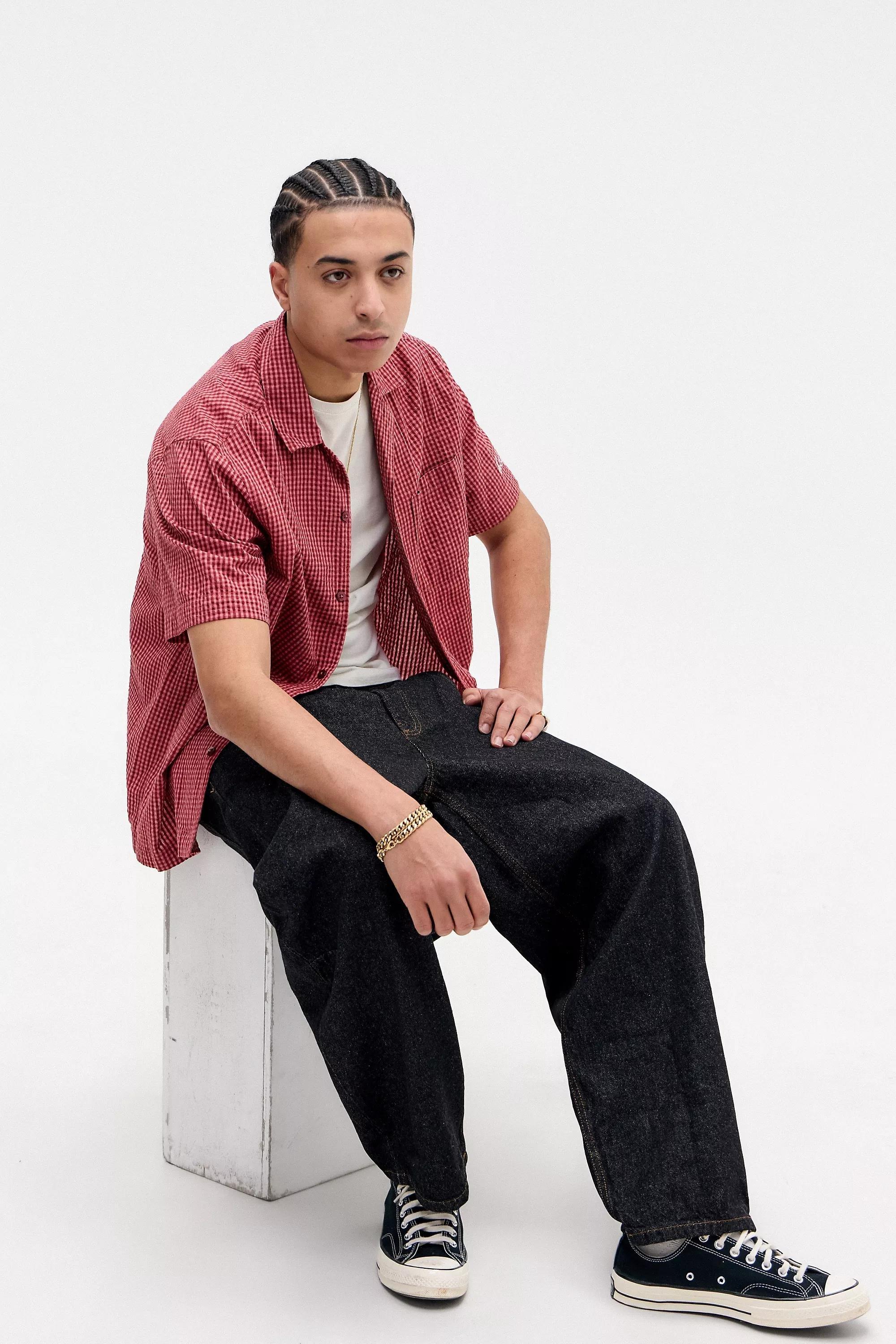 Black Bdg Black Cacoon Jeans, , large image number 4