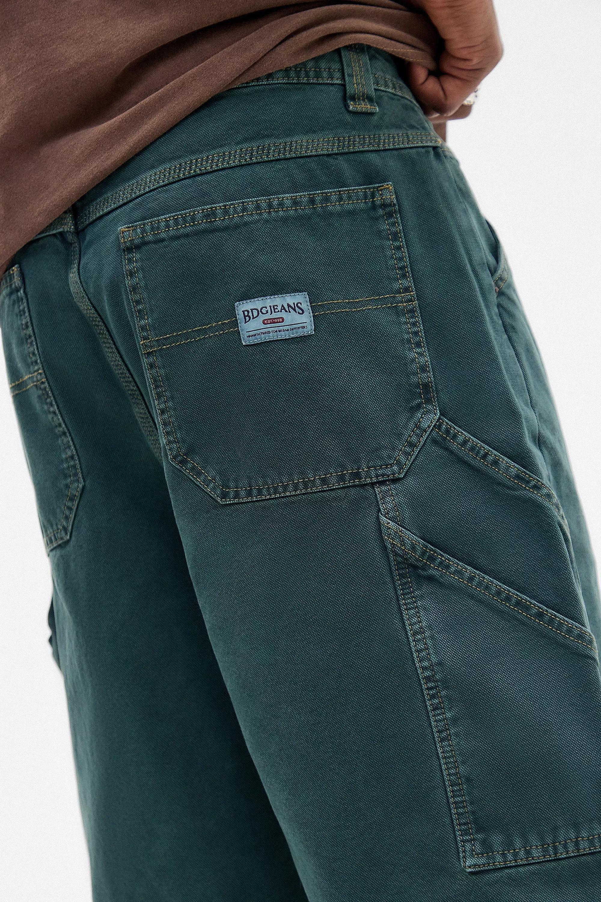 Sage UO Carpenter Trousers, , large image number 3