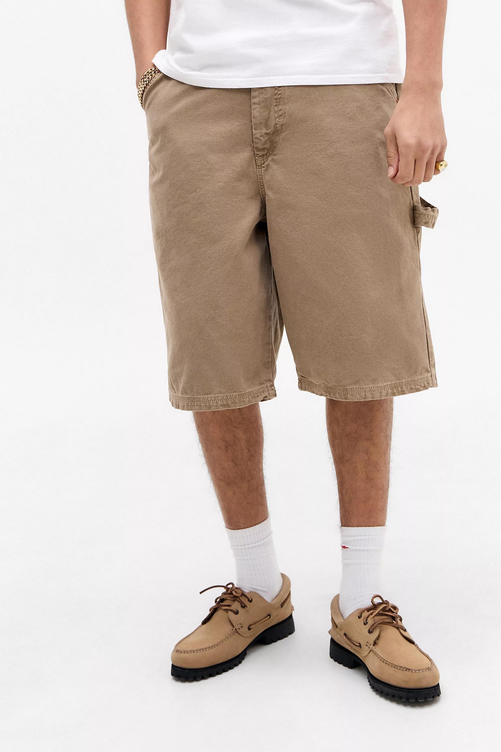 Brown Bdg Oversized Carpenter Shorts, , medium