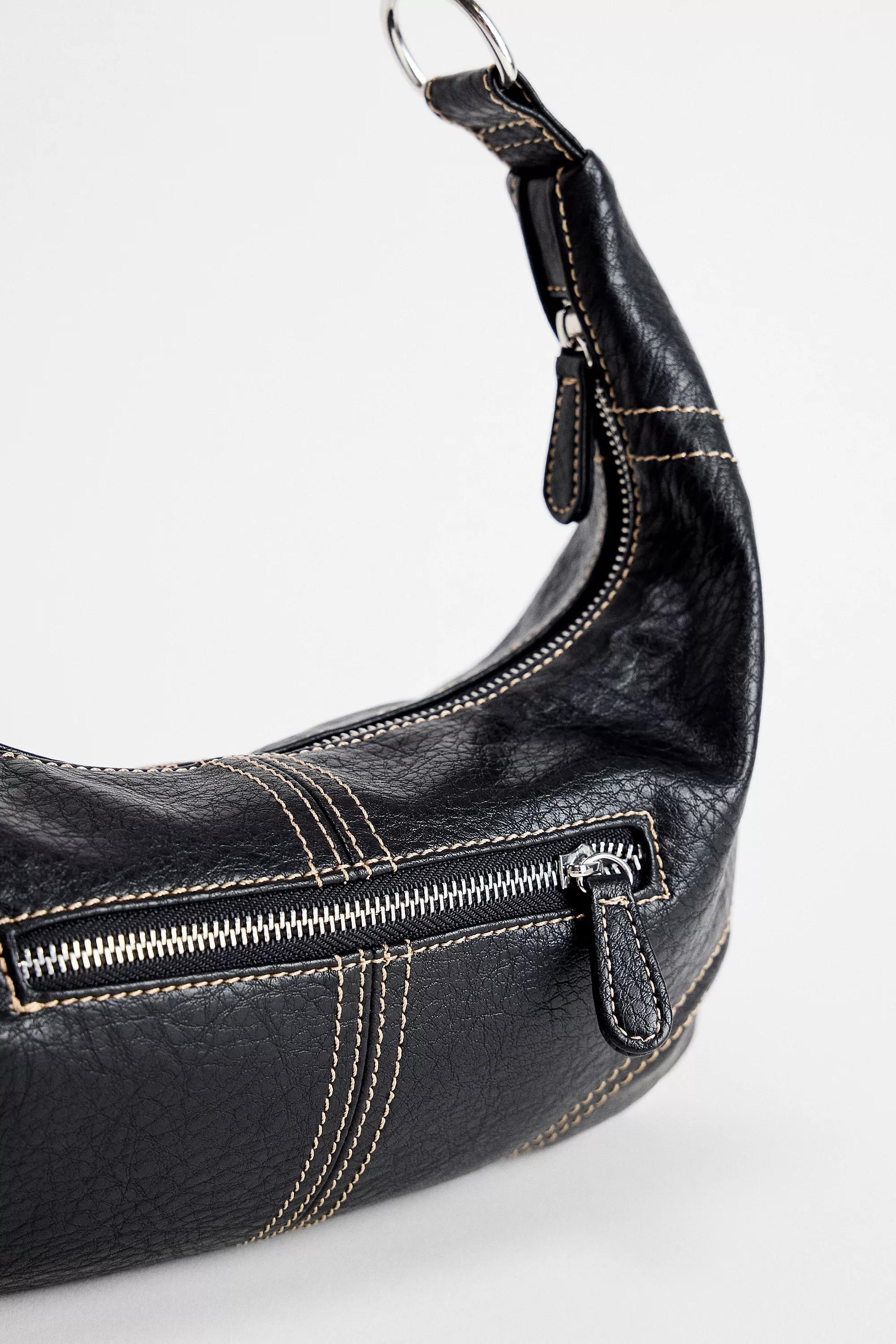 BDG Rosie Slouch Mini Shoulder Bag, BLK, large image number 5