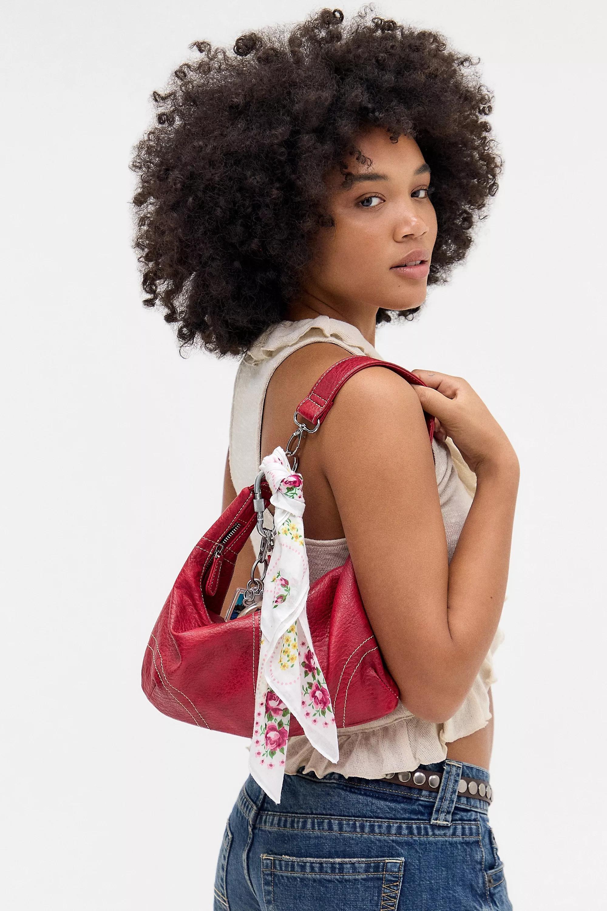 Red Bdg Rosie Slouch Mini Shoulder Bag, RED, medium