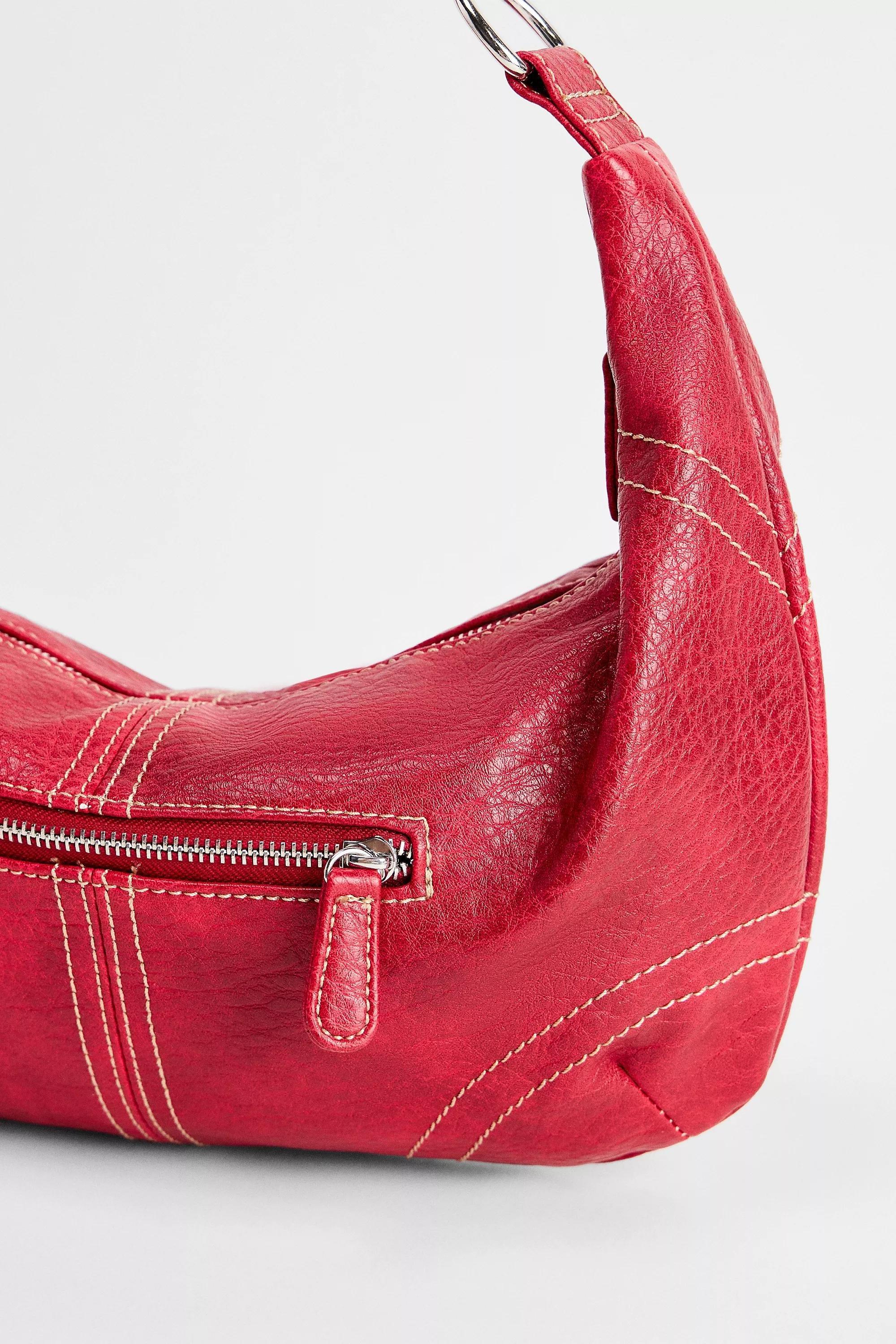 Red Bdg Rosie Slouch Mini Shoulder Bag, RED, large image number 4