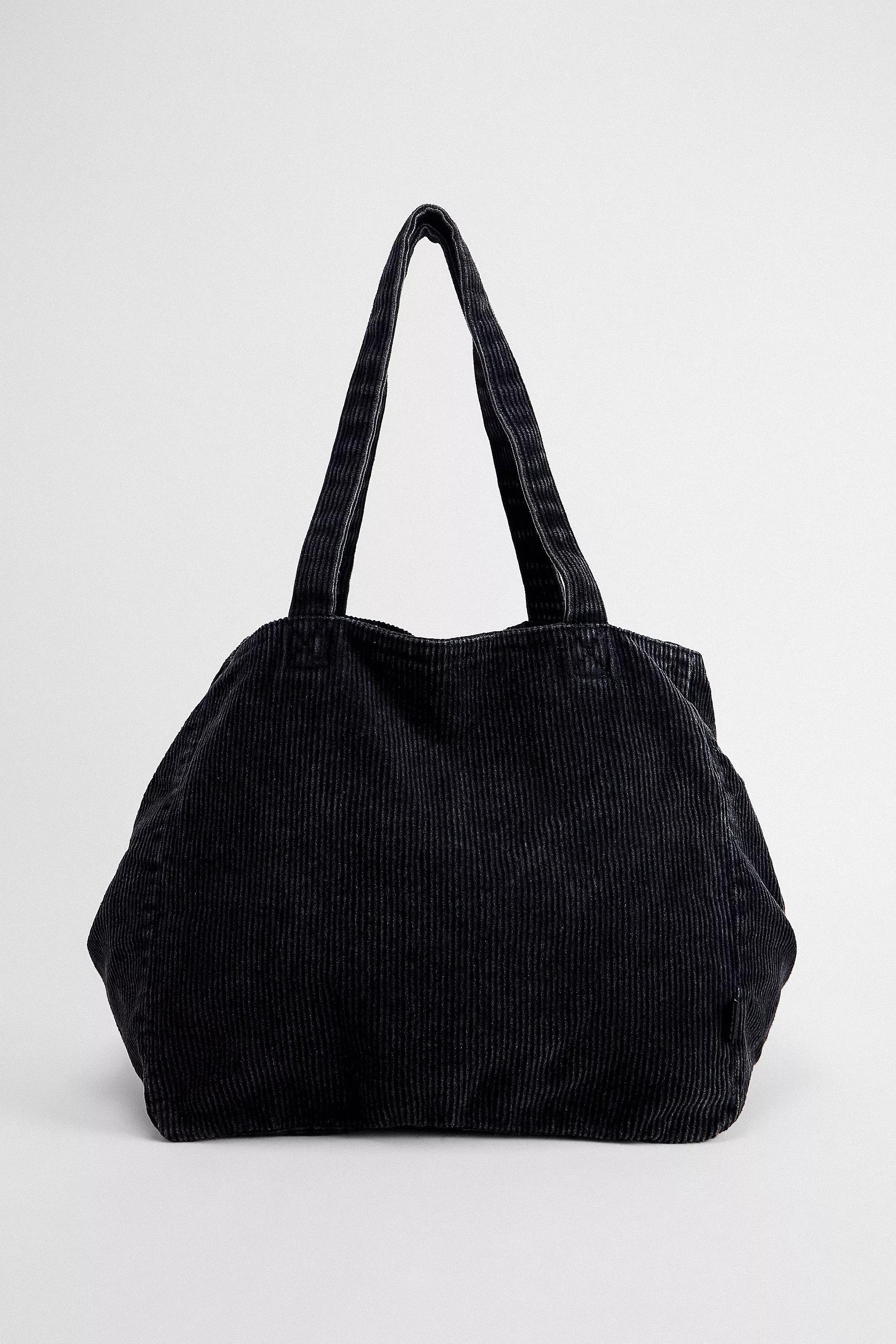 Black Bdg Carryall Cord Tote Bag, BLK, large image number 2