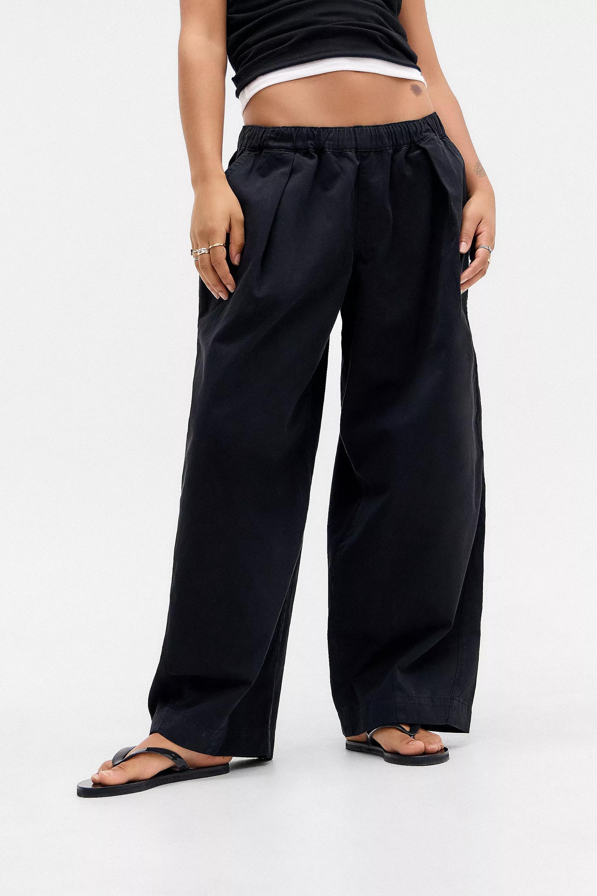 Black Bdg Baggy Trousers, , large image number 0