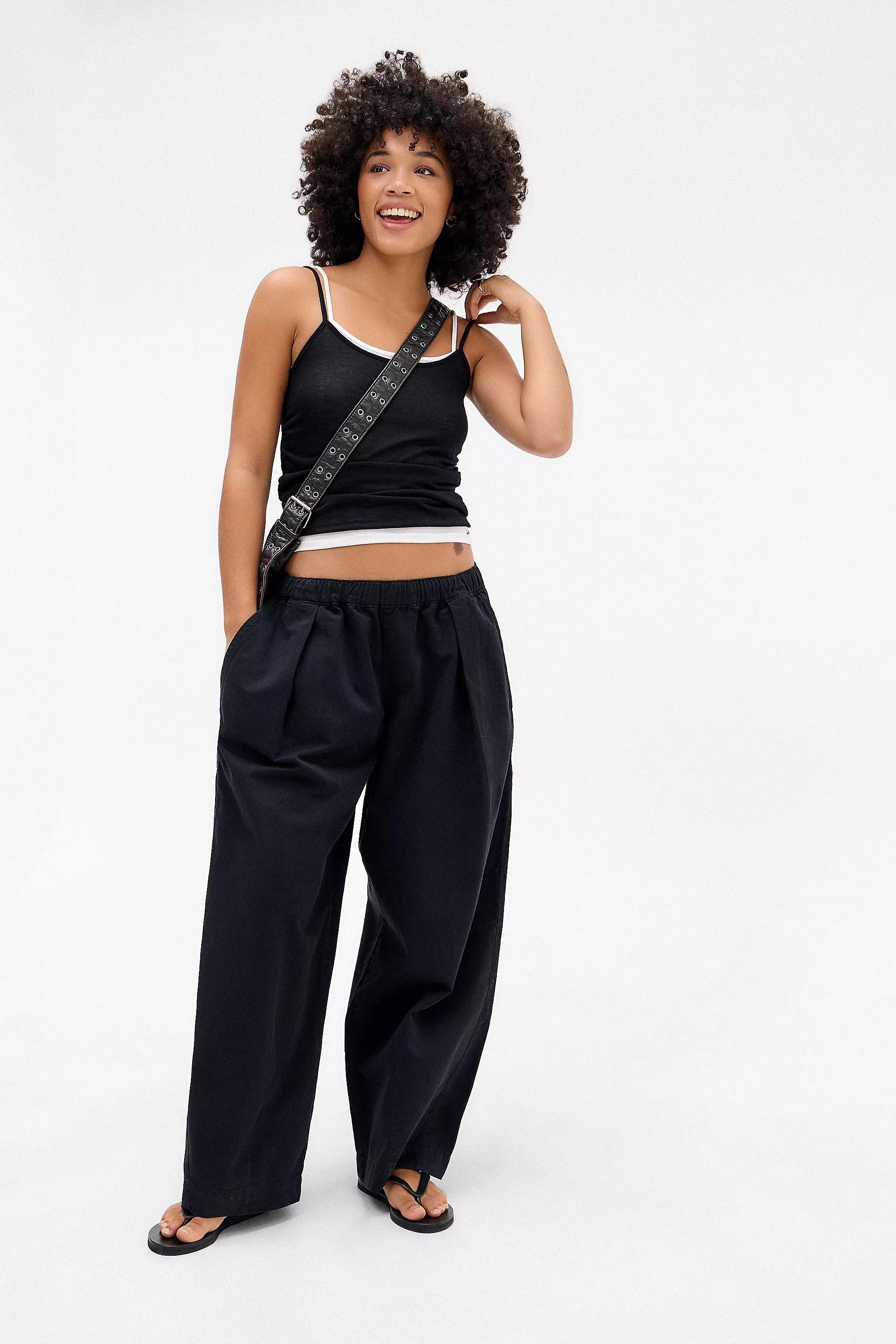 Black Bdg Baggy Trousers, , large image number 2