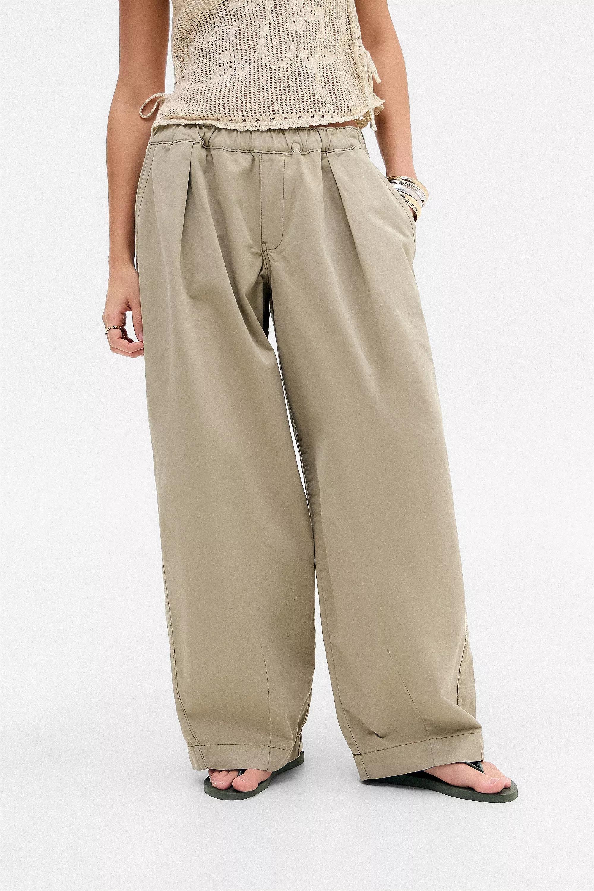 Beige Bdg Baggy Trousers, STONE, large image number 2