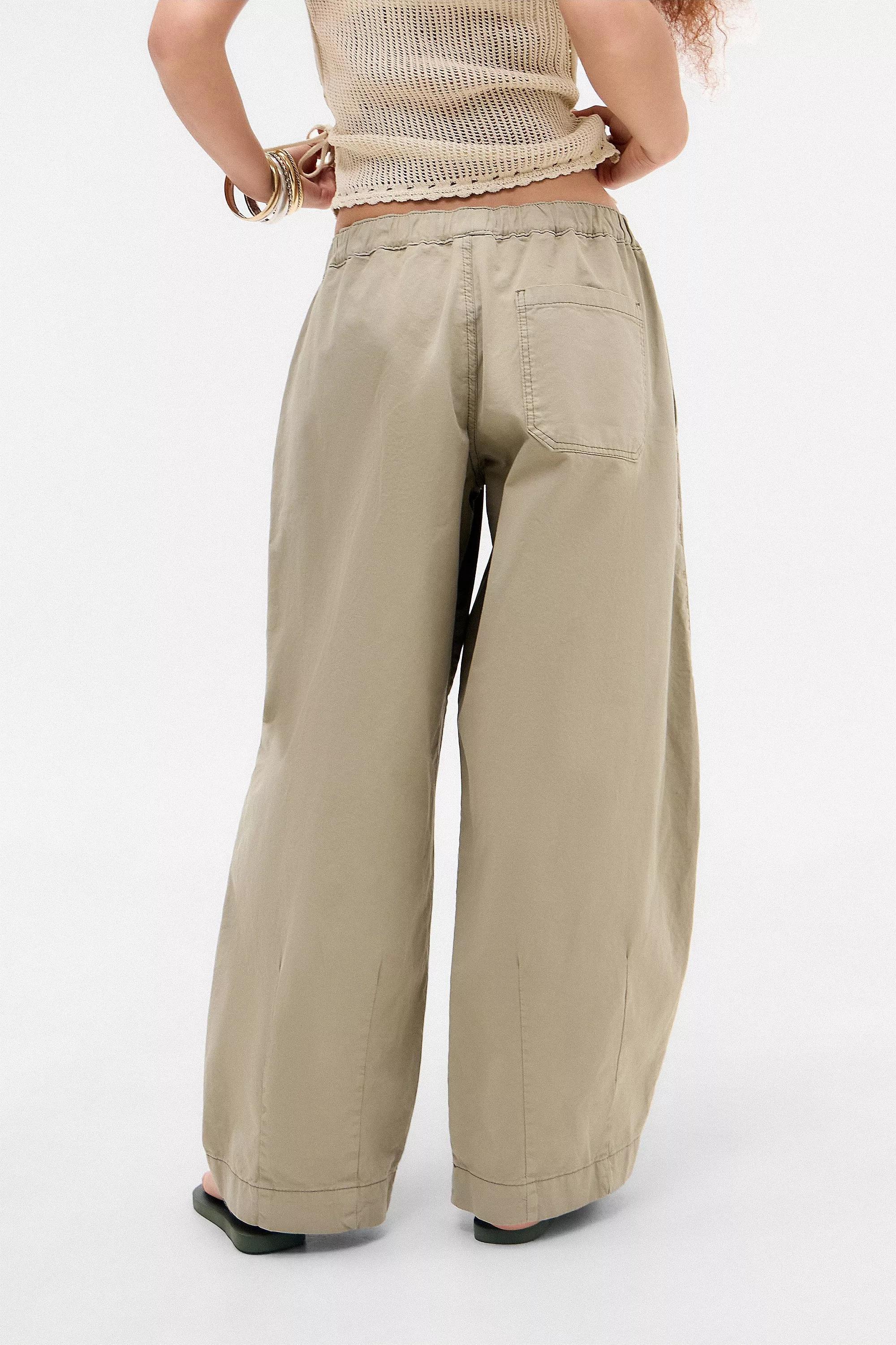 Beige Bdg Baggy Trousers, STONE, large image number 4