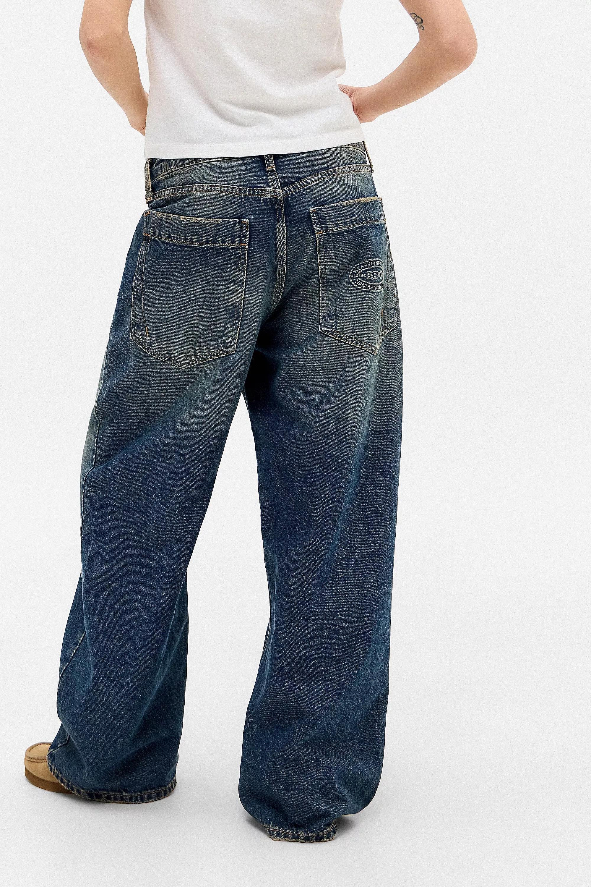 Green Bdg Baggy Texan Jeans, , large image number 4