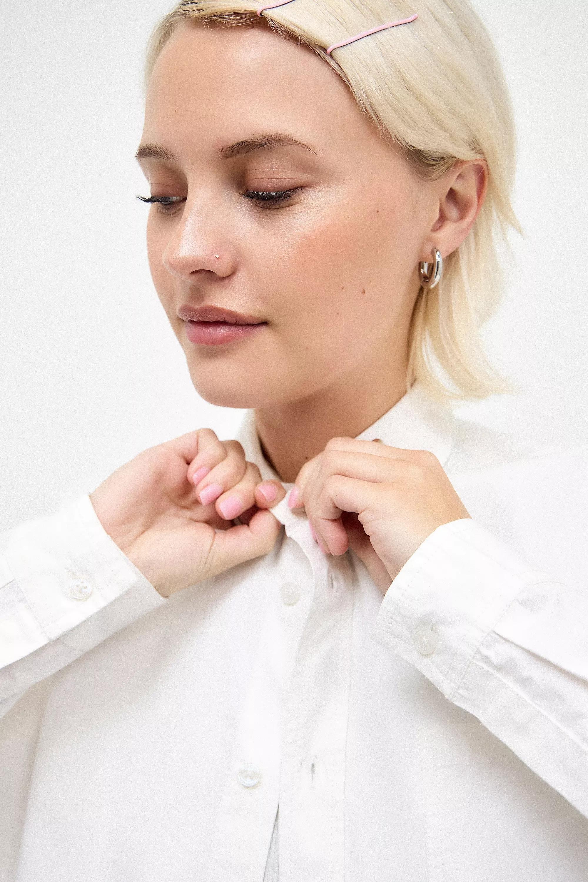 White Iets Frans... Poplin Shirt, , large image number 1