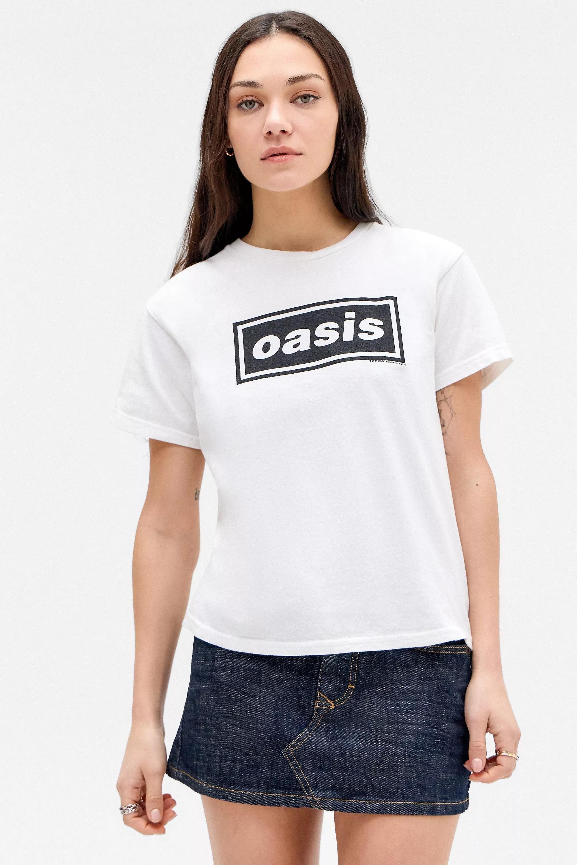 White Uo Oasis Relaxed T-Shirt, , large image number 0