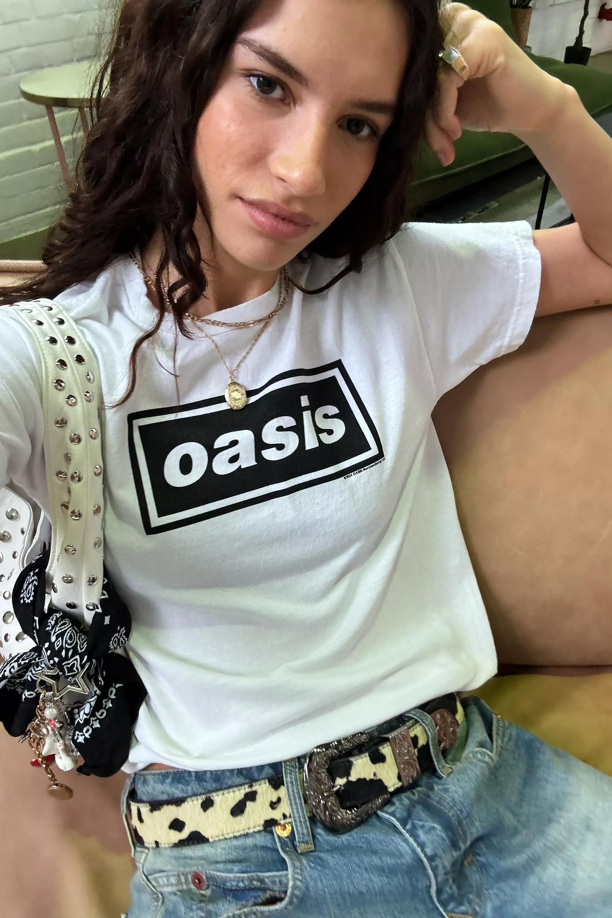White Uo Oasis Relaxed T-Shirt, WHT, large image number 0