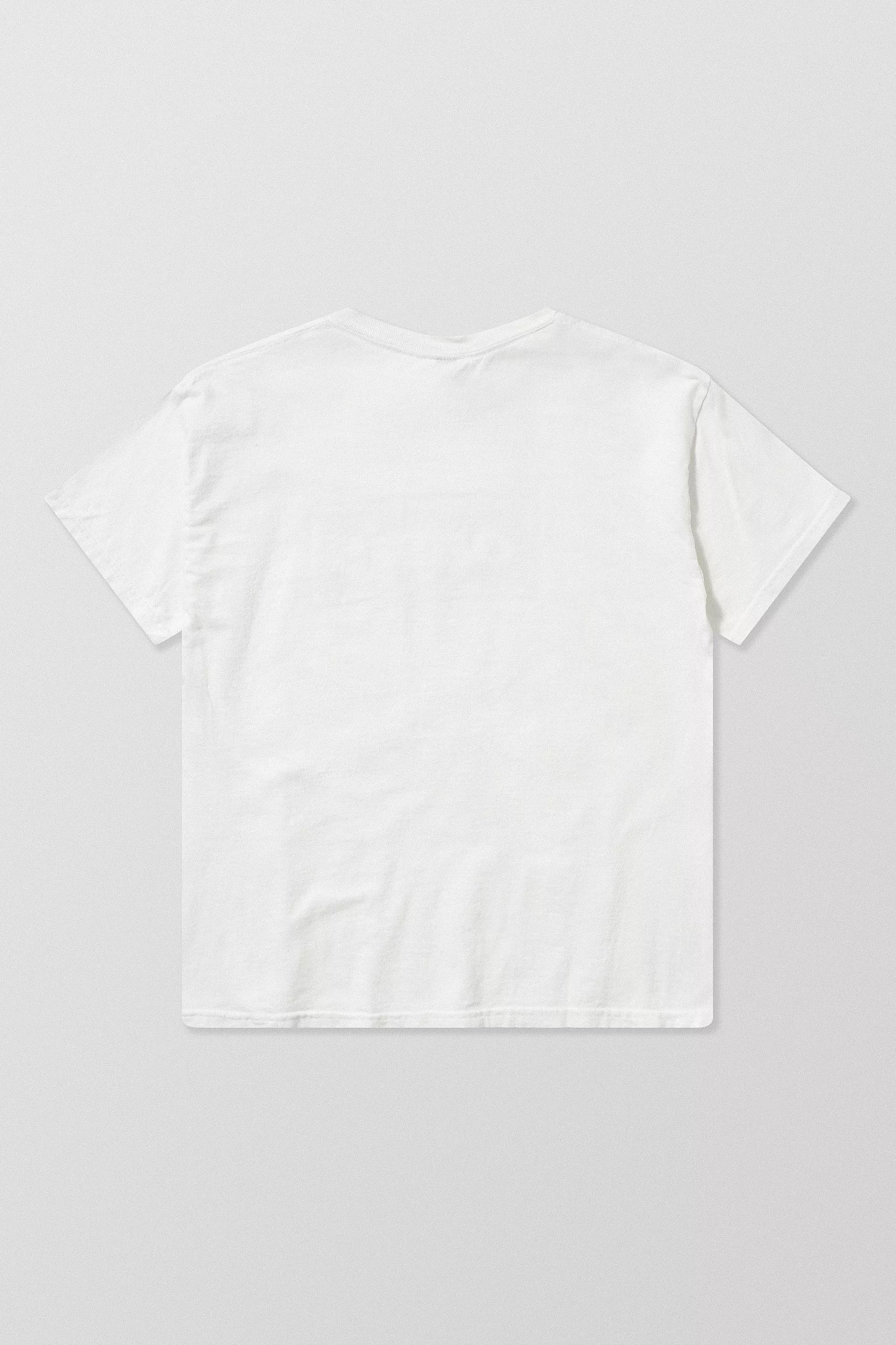 White Uo Oasis Relaxed T-Shirt, , large image number 6