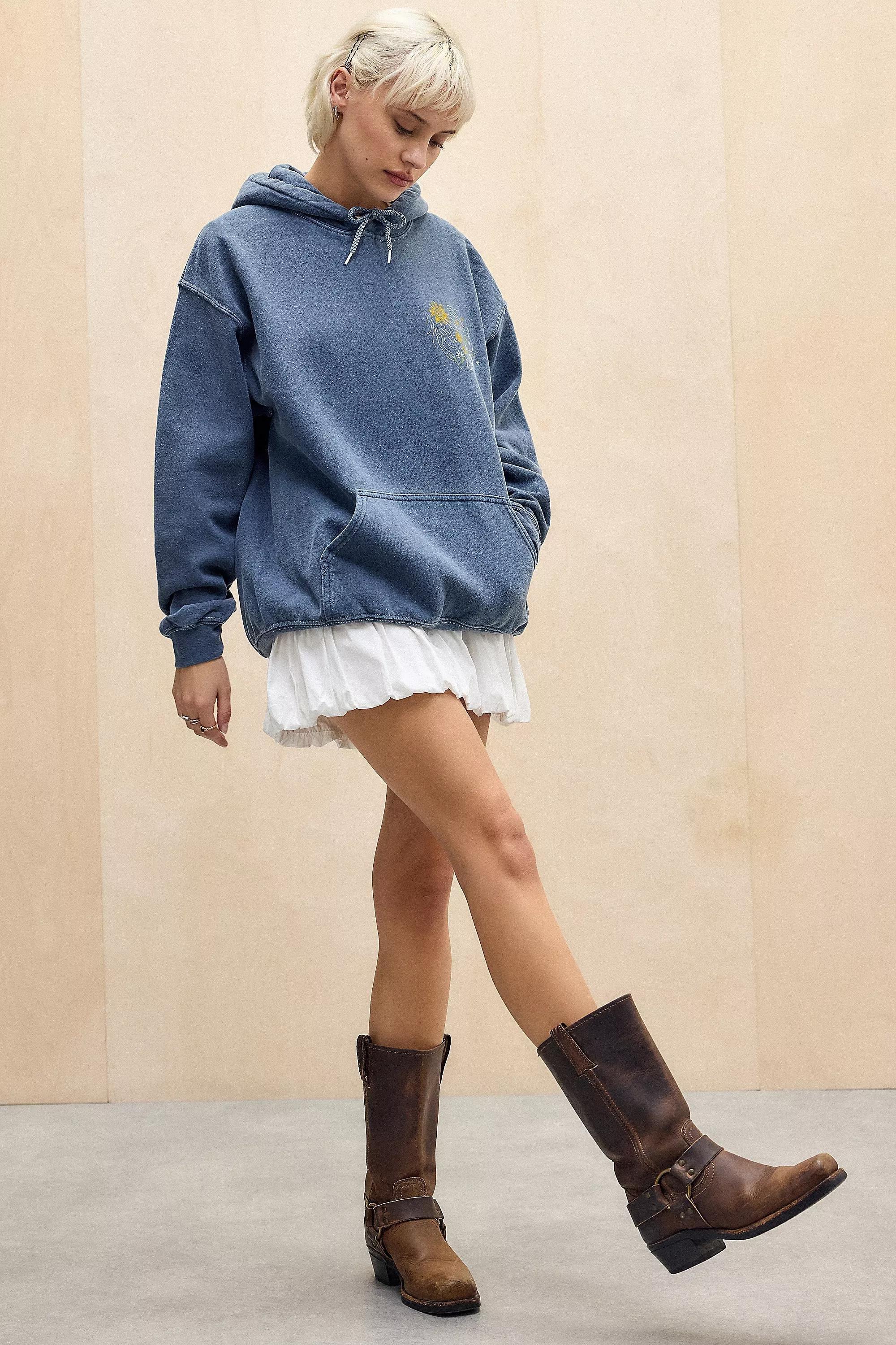 Blue Uo Celestial Hoodie, , large image number 1