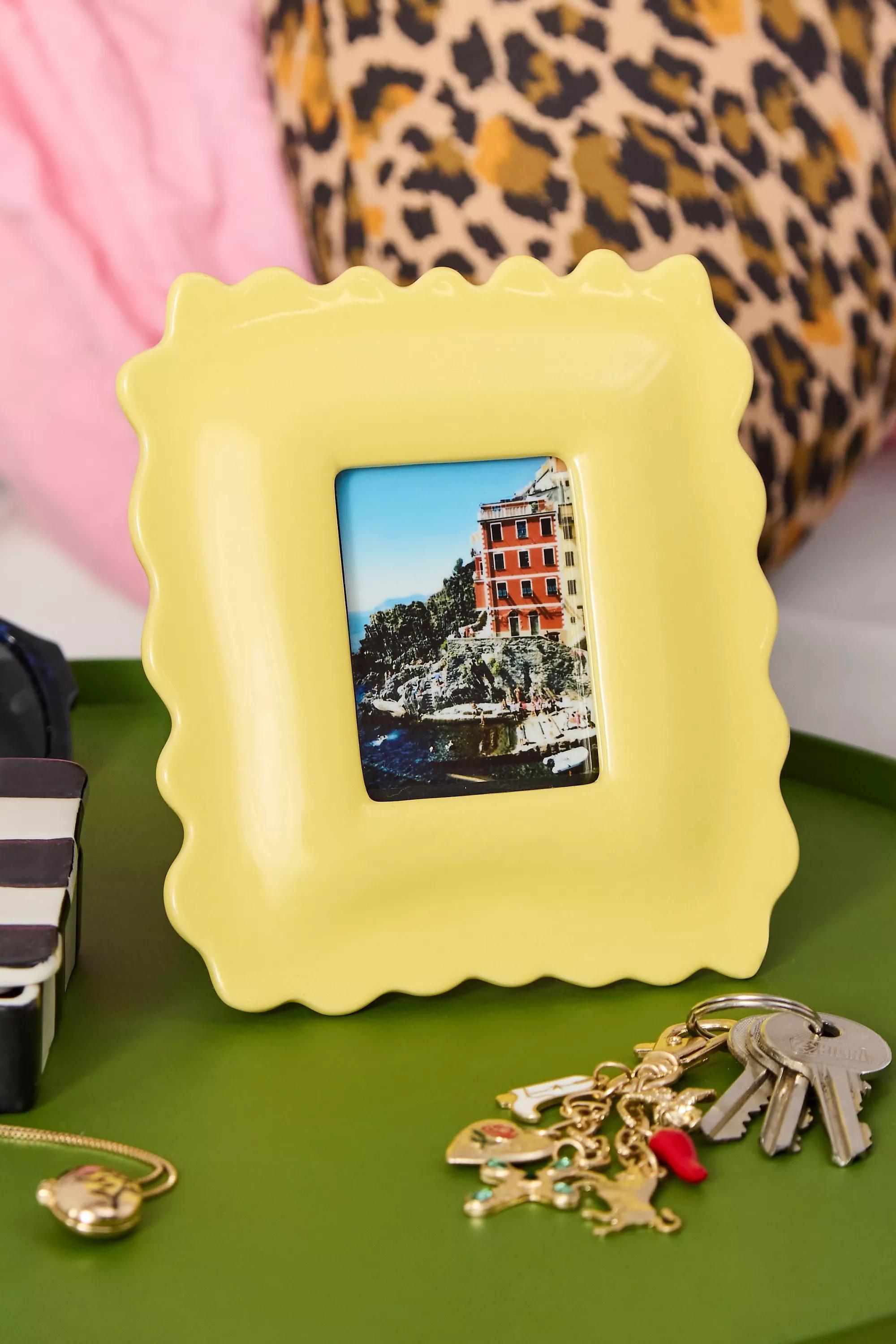 Yellow Ravioli Photo Frame, YEL, large image number 1