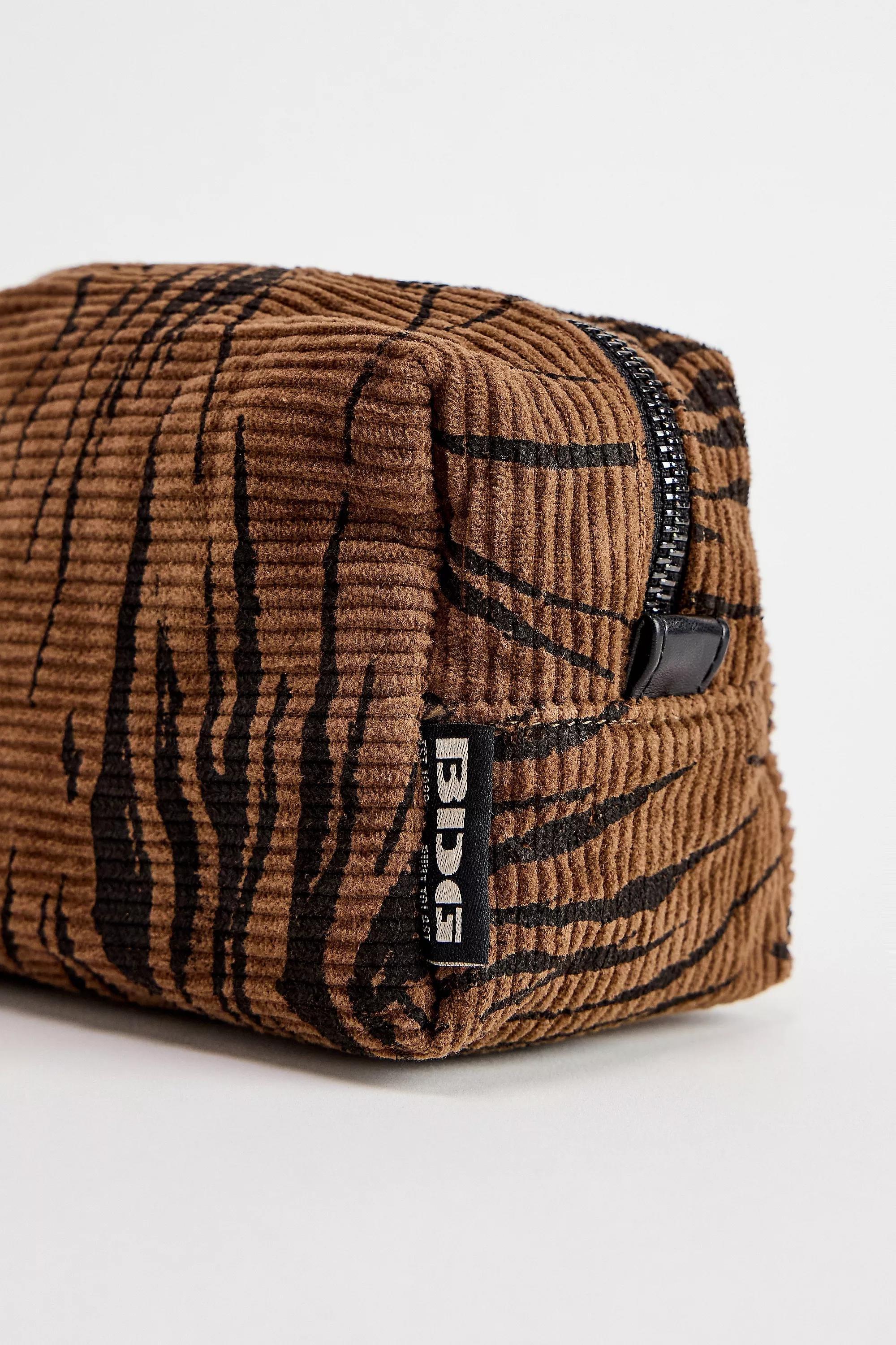 Brown UO Tiger Cord Makeup Bag, BRN, large image number 3