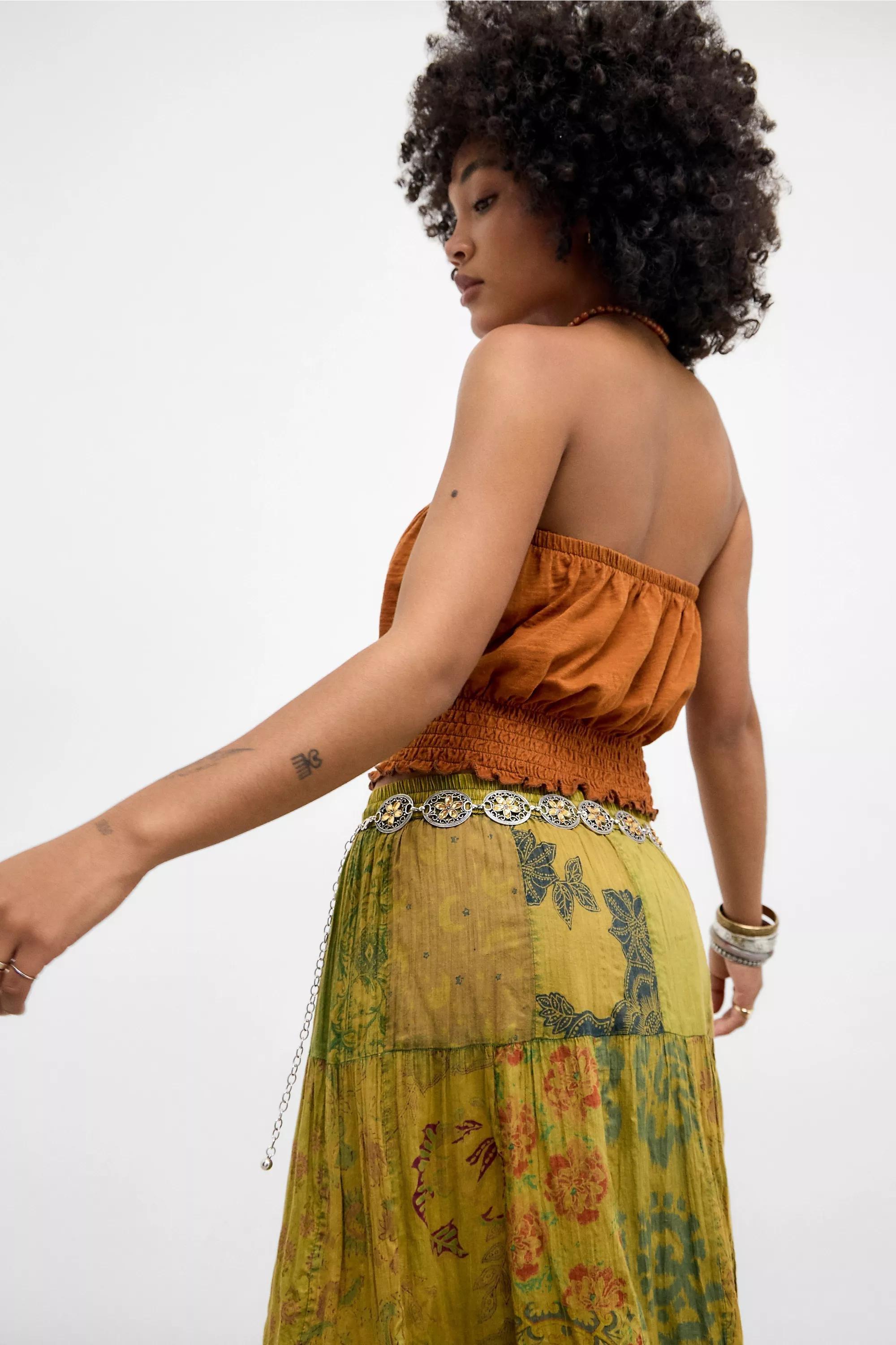 Brown UO Maris Crop Top, , large image number 3
