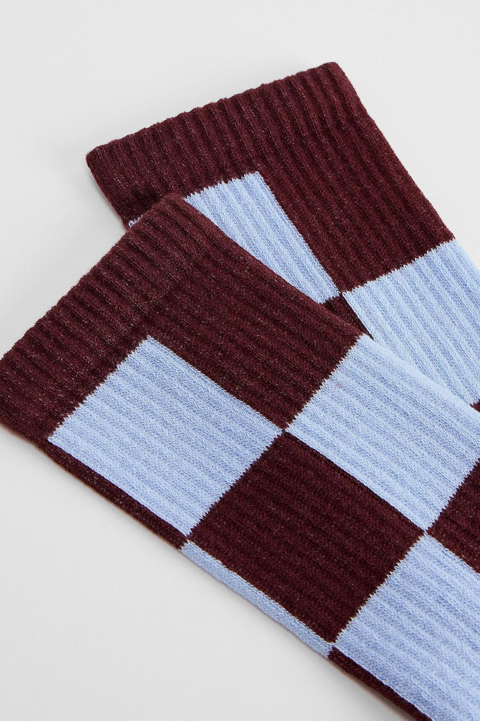 Multicolour Uo Checkerboard Socks, ASSORT, large image number 1