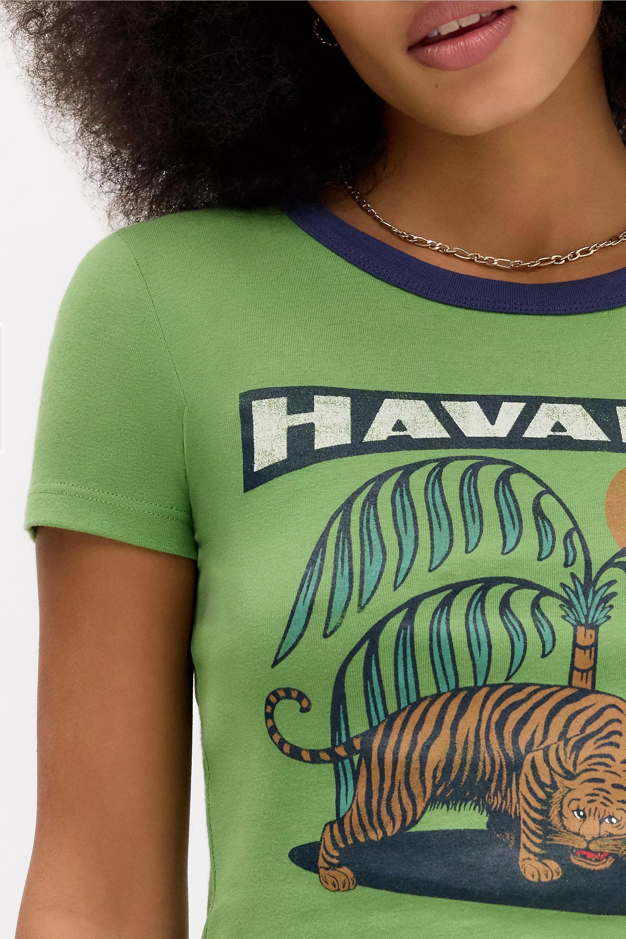 Green Uo Havana Tiger Baby T-Shirt, , large image number 2