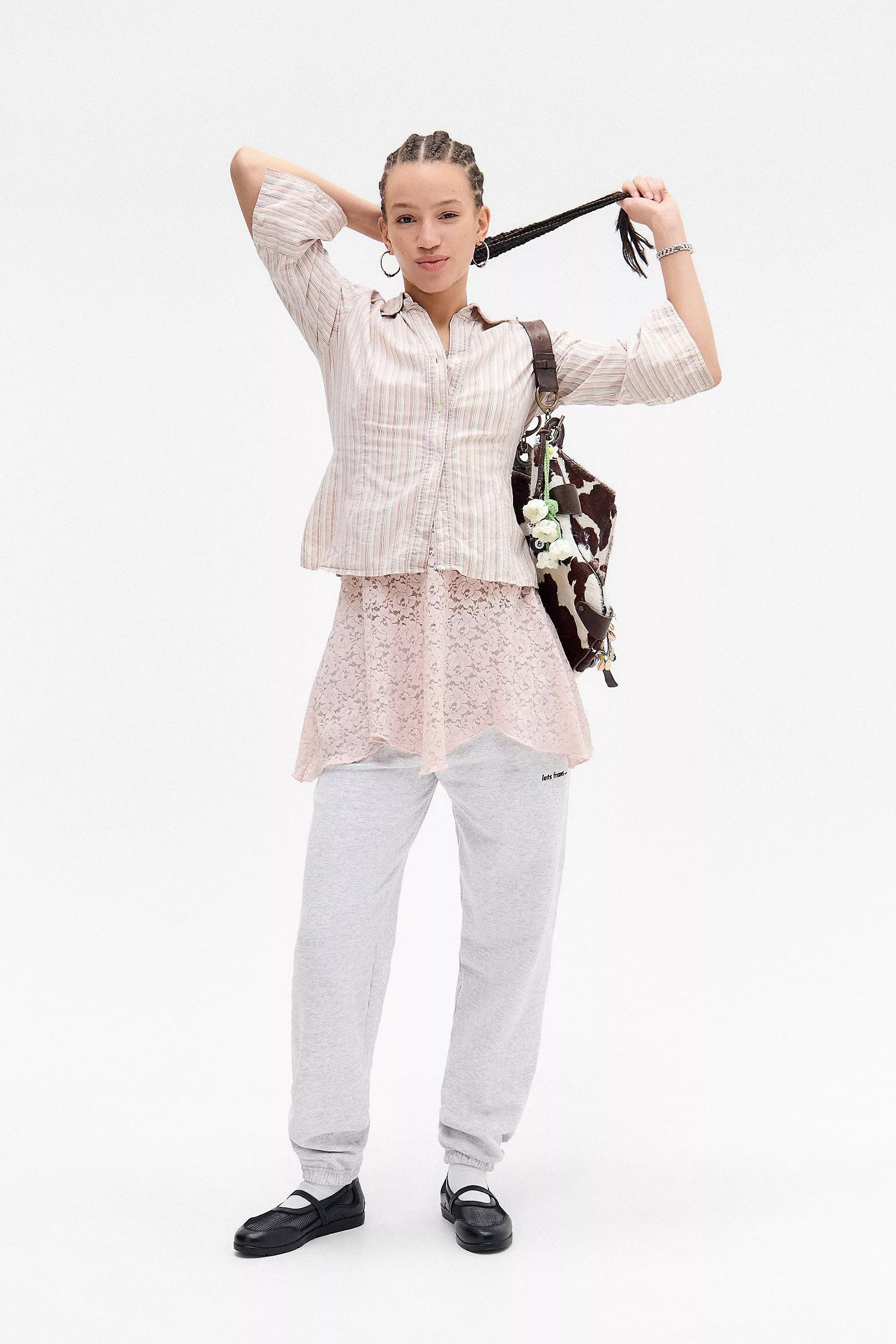 Grey Iets Frans... Cuffed Joggers, GREY, large image number 8