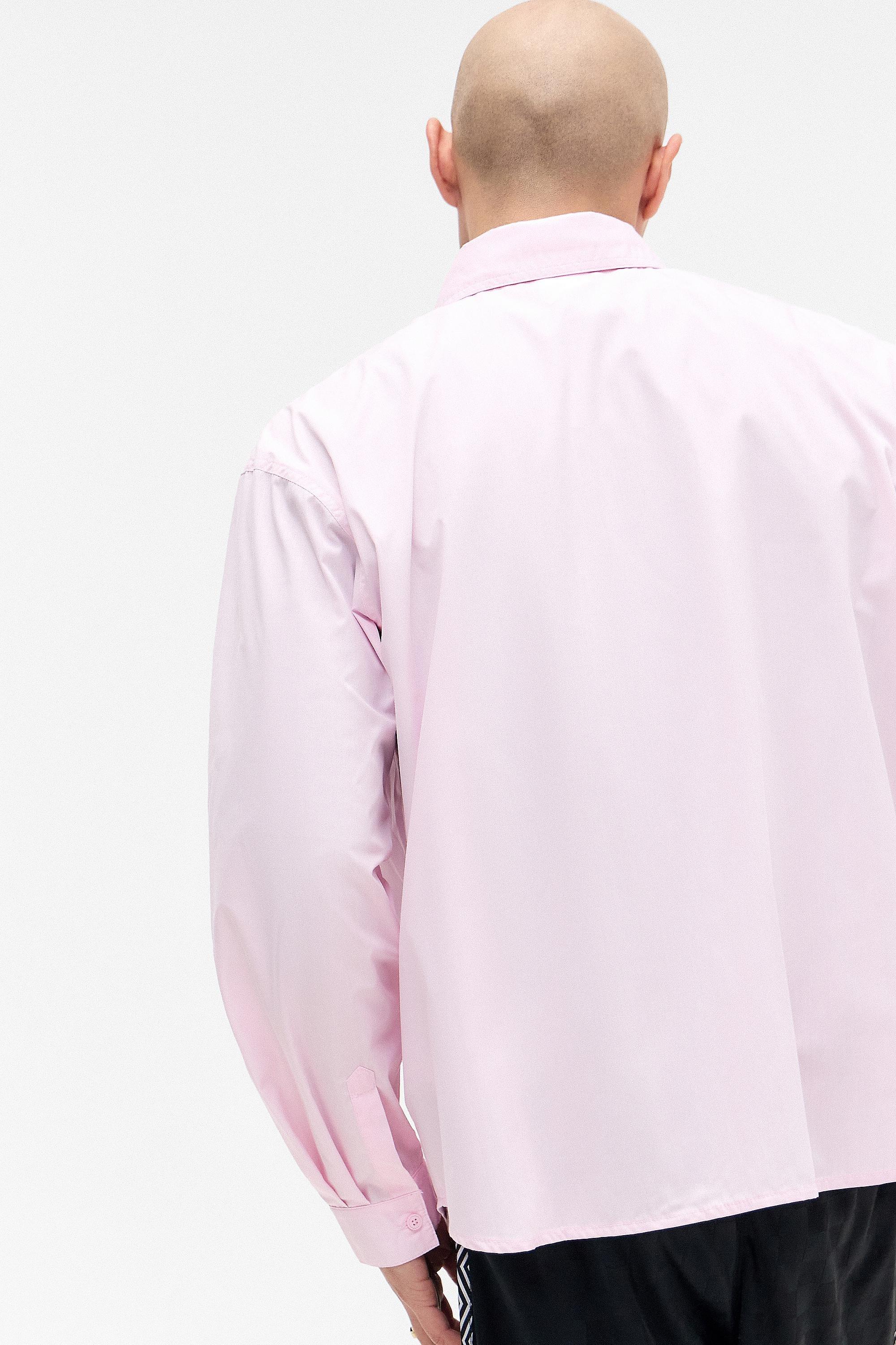 PINK Umbro UO Exclusive Pink Logo Oxford Shirt, PINK, large image number 3
